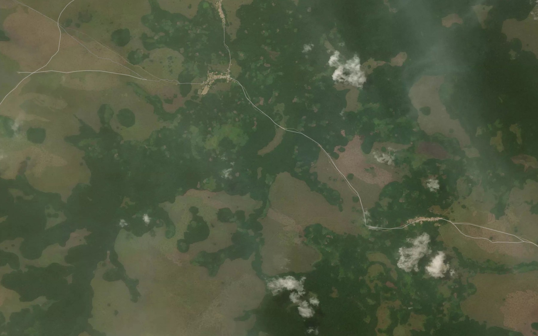 Satellite map of the Goubiki