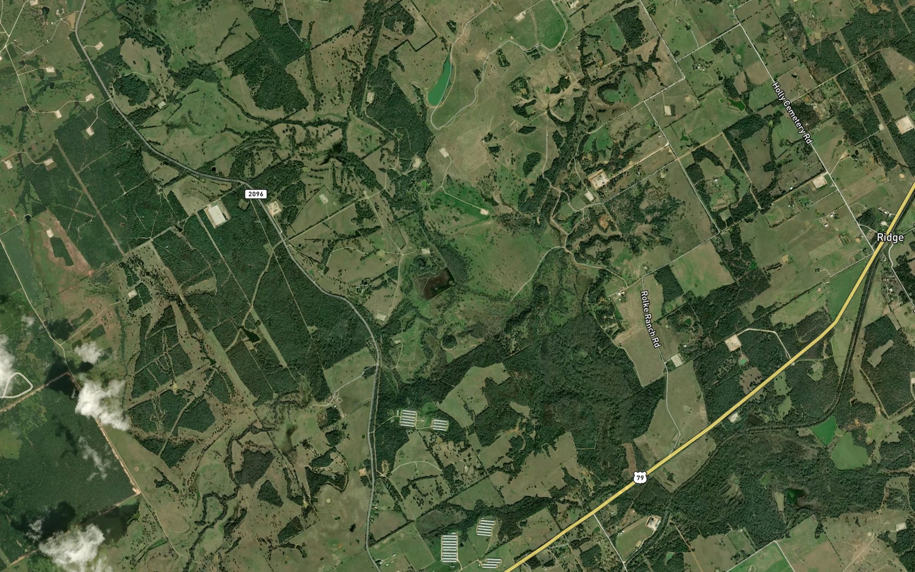 Satellite map of the Mineral Creek