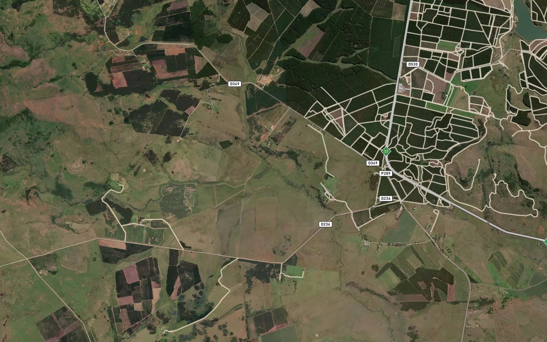 Satellite map of the Nsonto