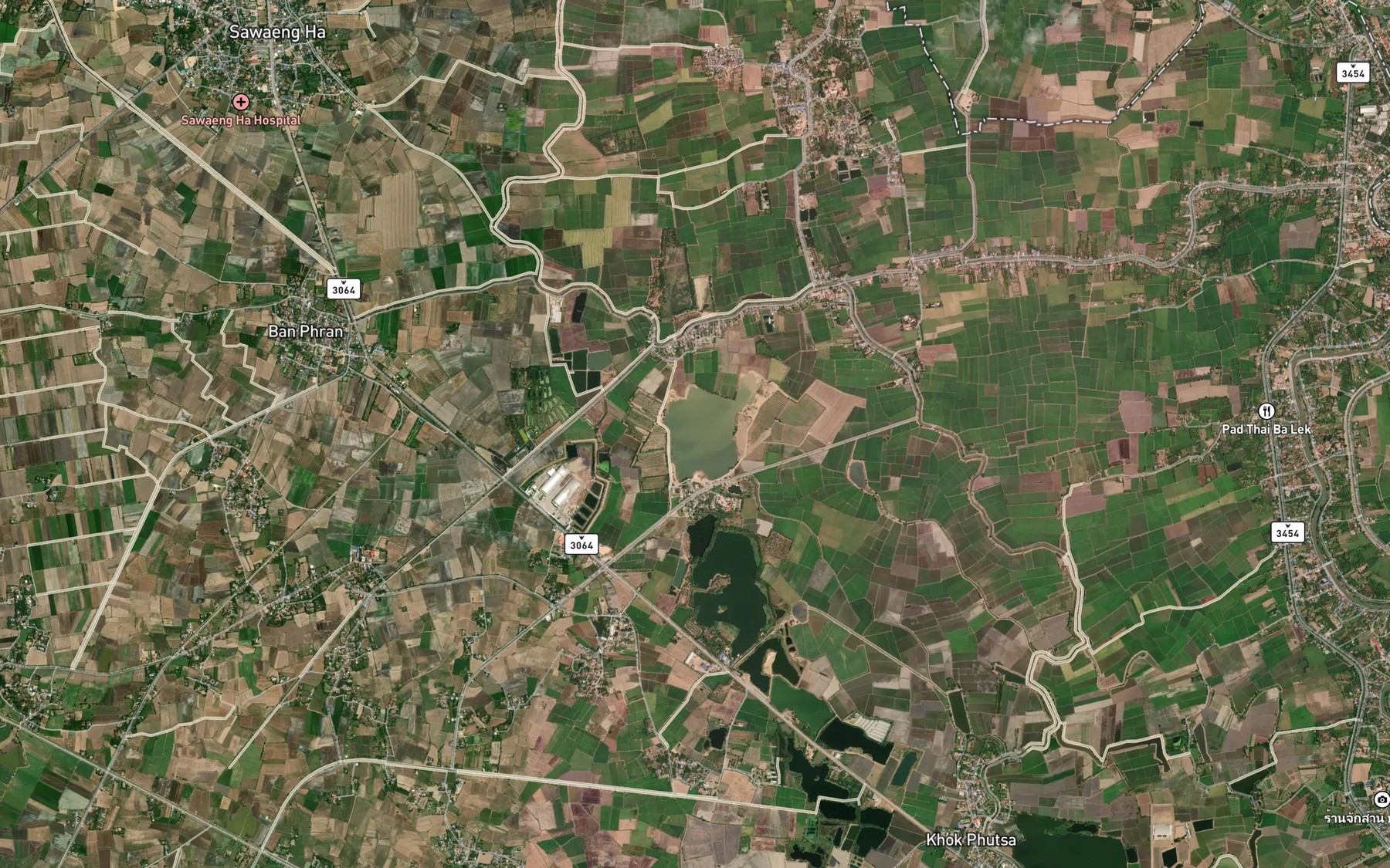 Satellite map of the Nong Bon Yai