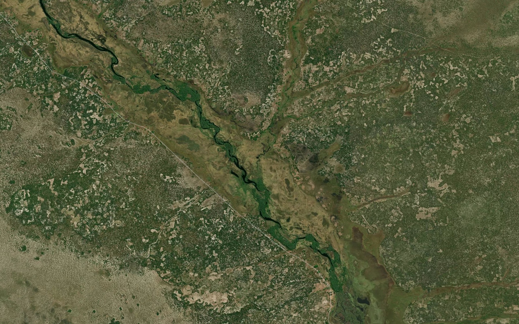 Satellite map of the Pungu