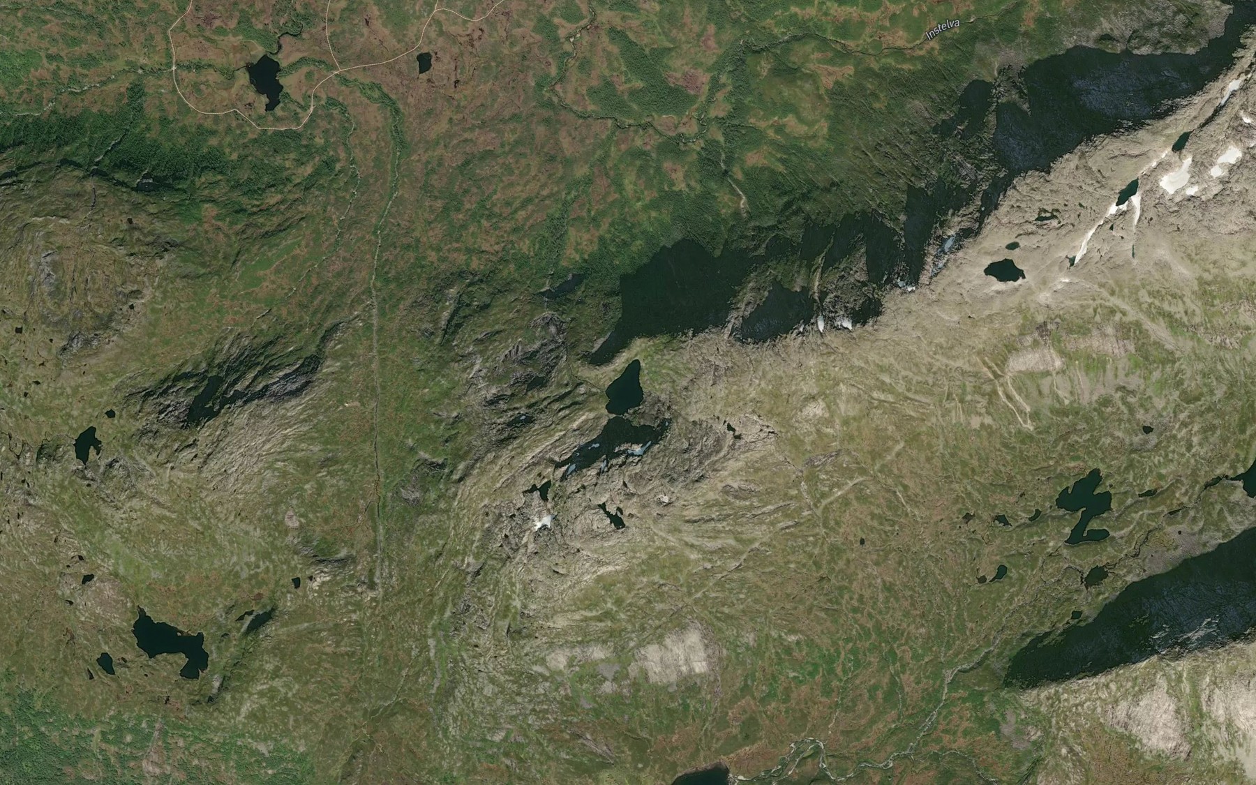 Satellite map of the Skardgrovtjorna
