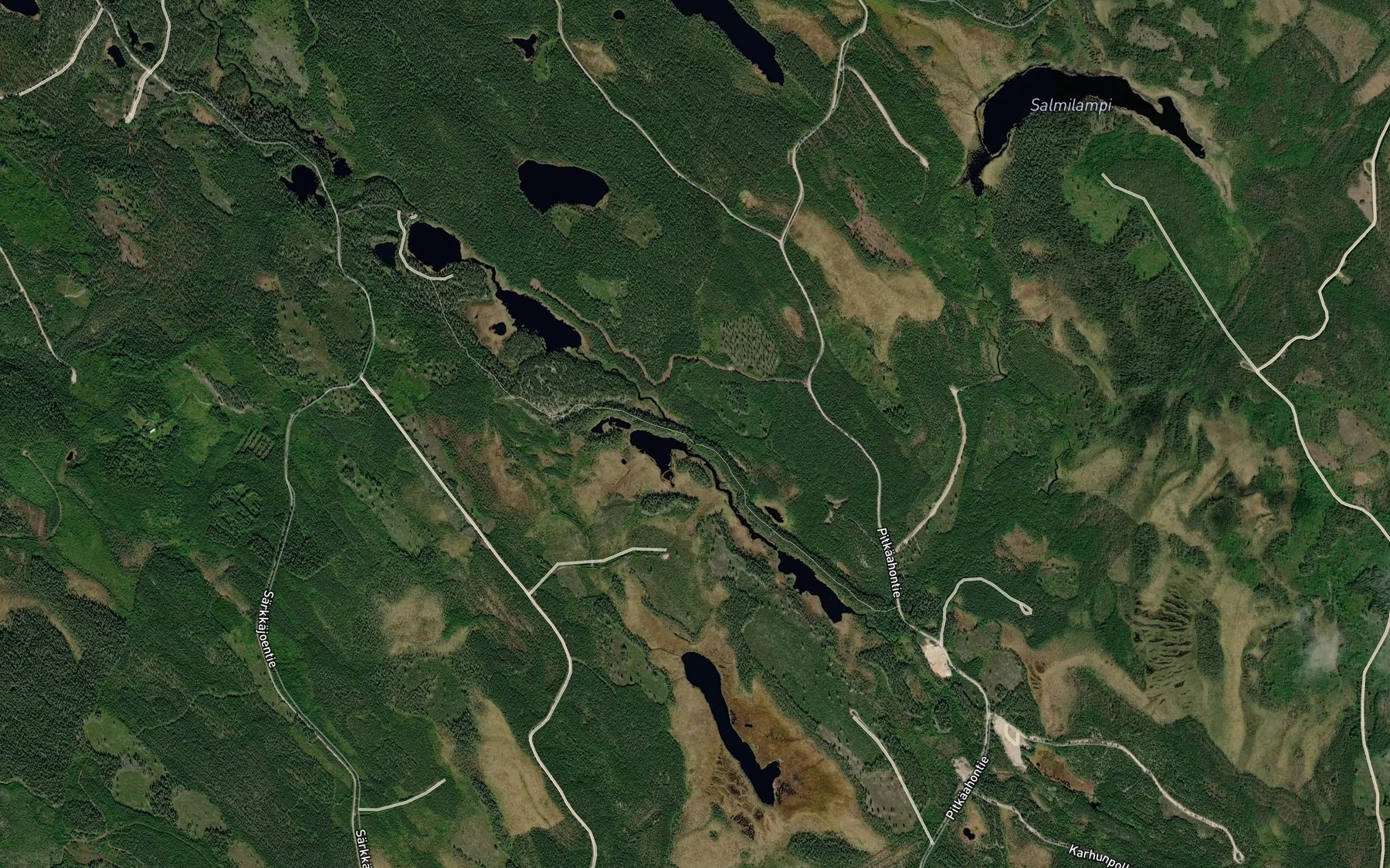 Satellite map of the Jokipolventammi