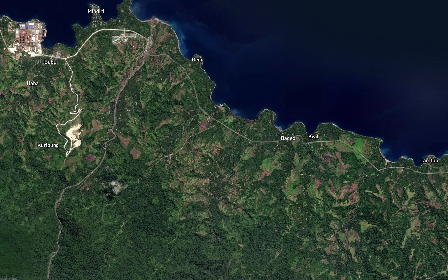 Satellite map of the Yauyagare River