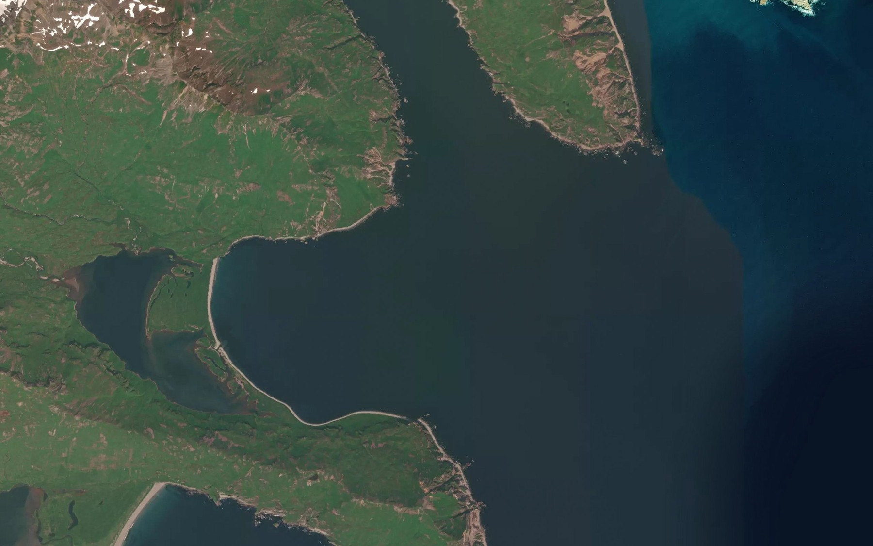 Satellite map of the Staraya Bay