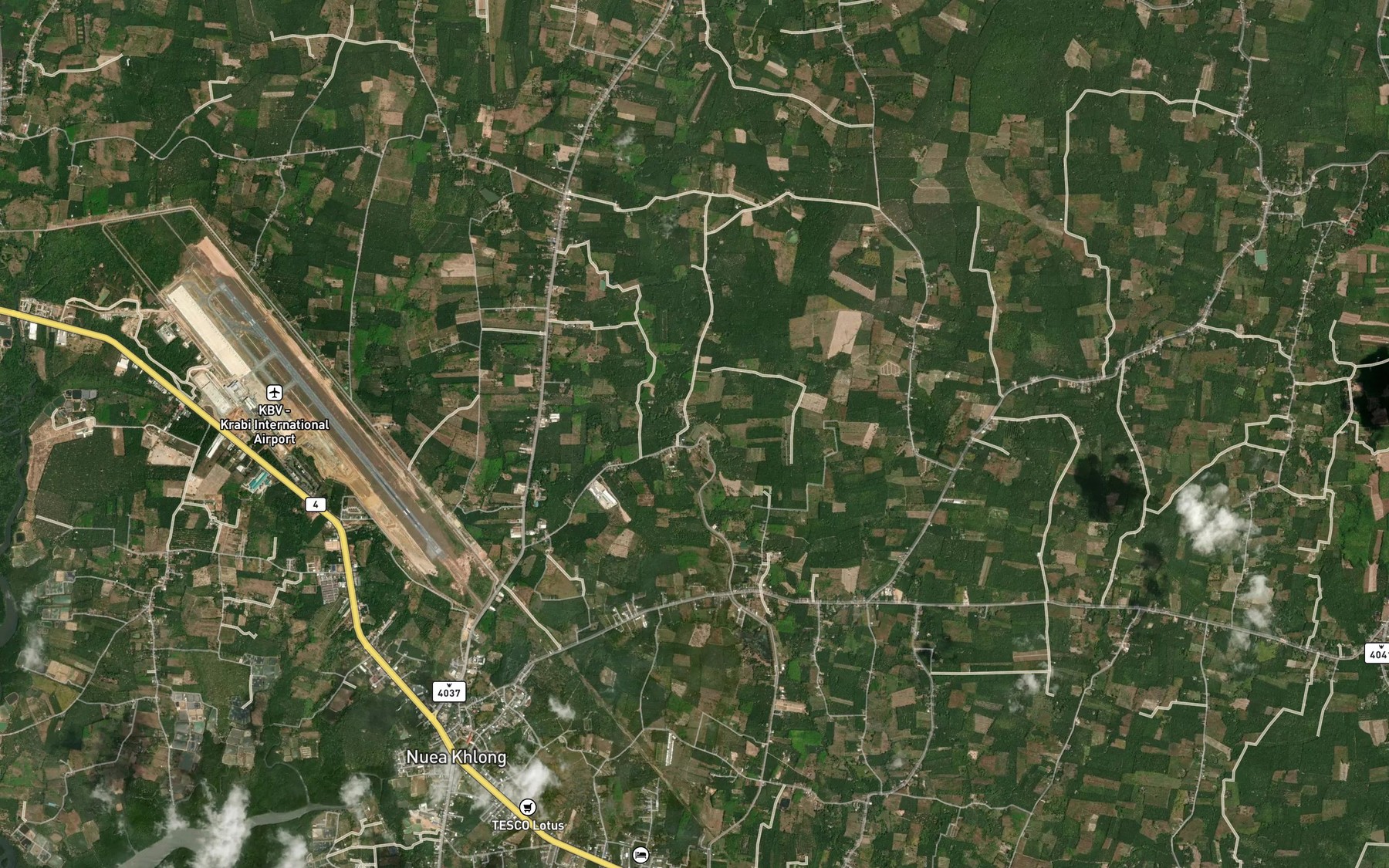 Satellite map of the Nong Pakasai