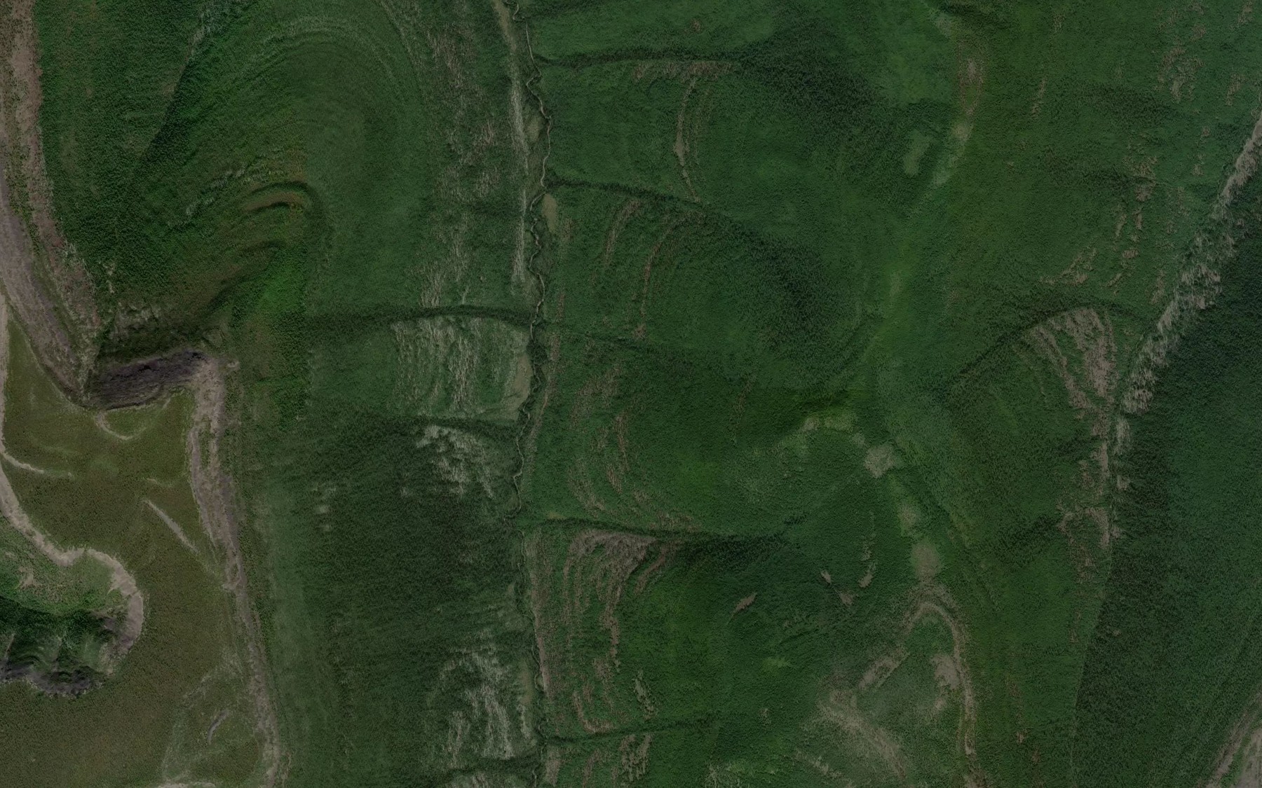 Satellite map of the Kholbolakh