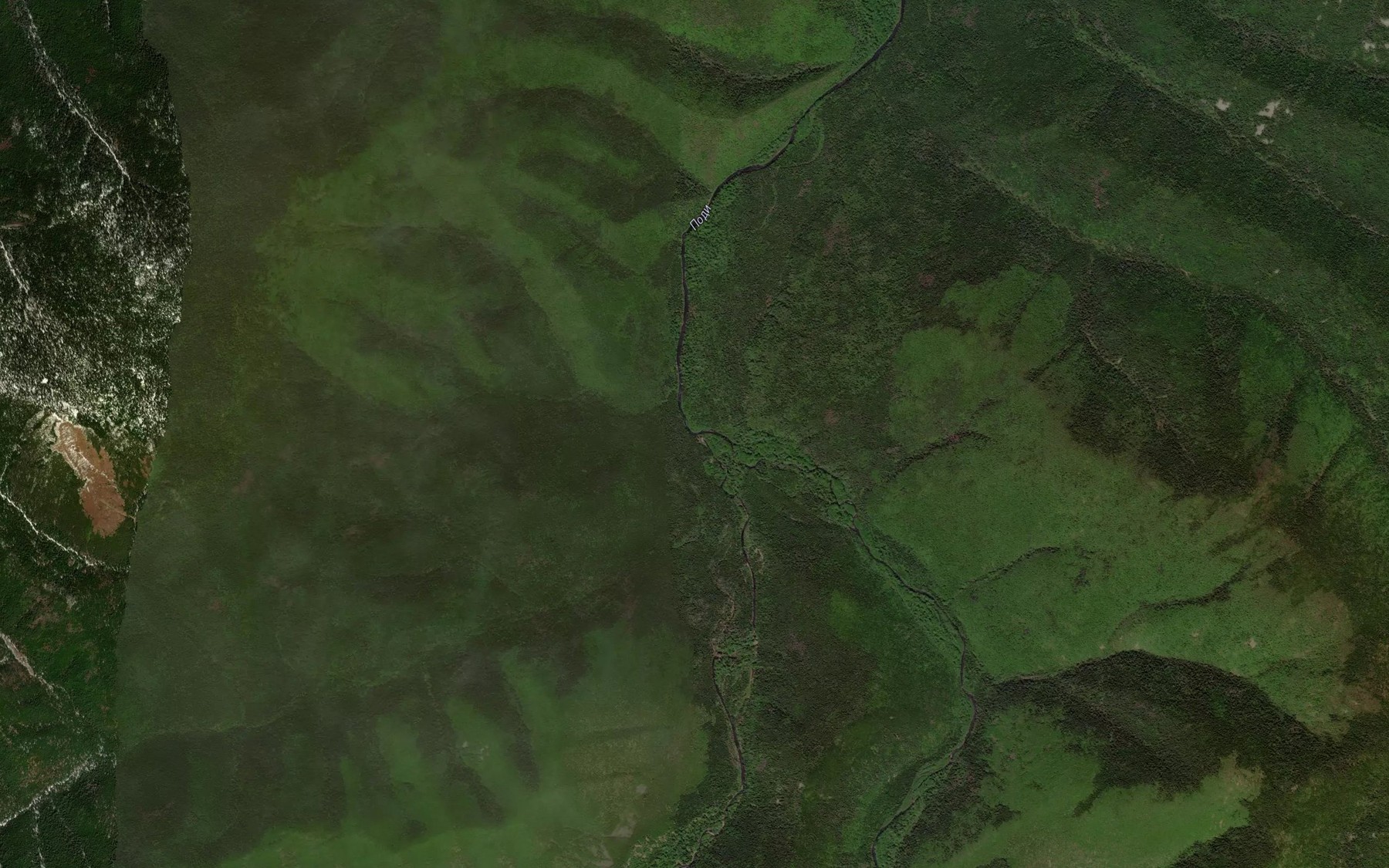 Satellite map of the Pravyye Podi