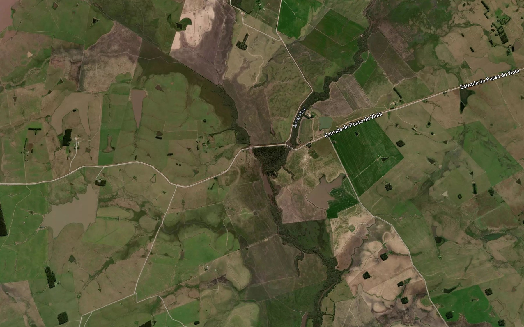 Satellite map of the Arroio Carreteiro