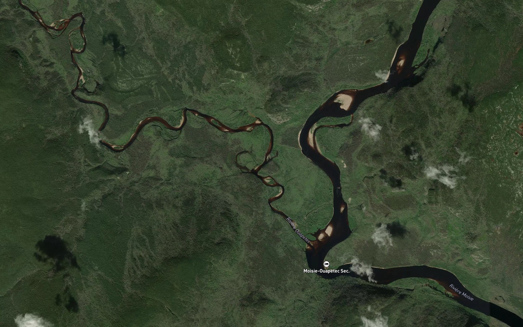 Satellite map of the Fosse du Coude