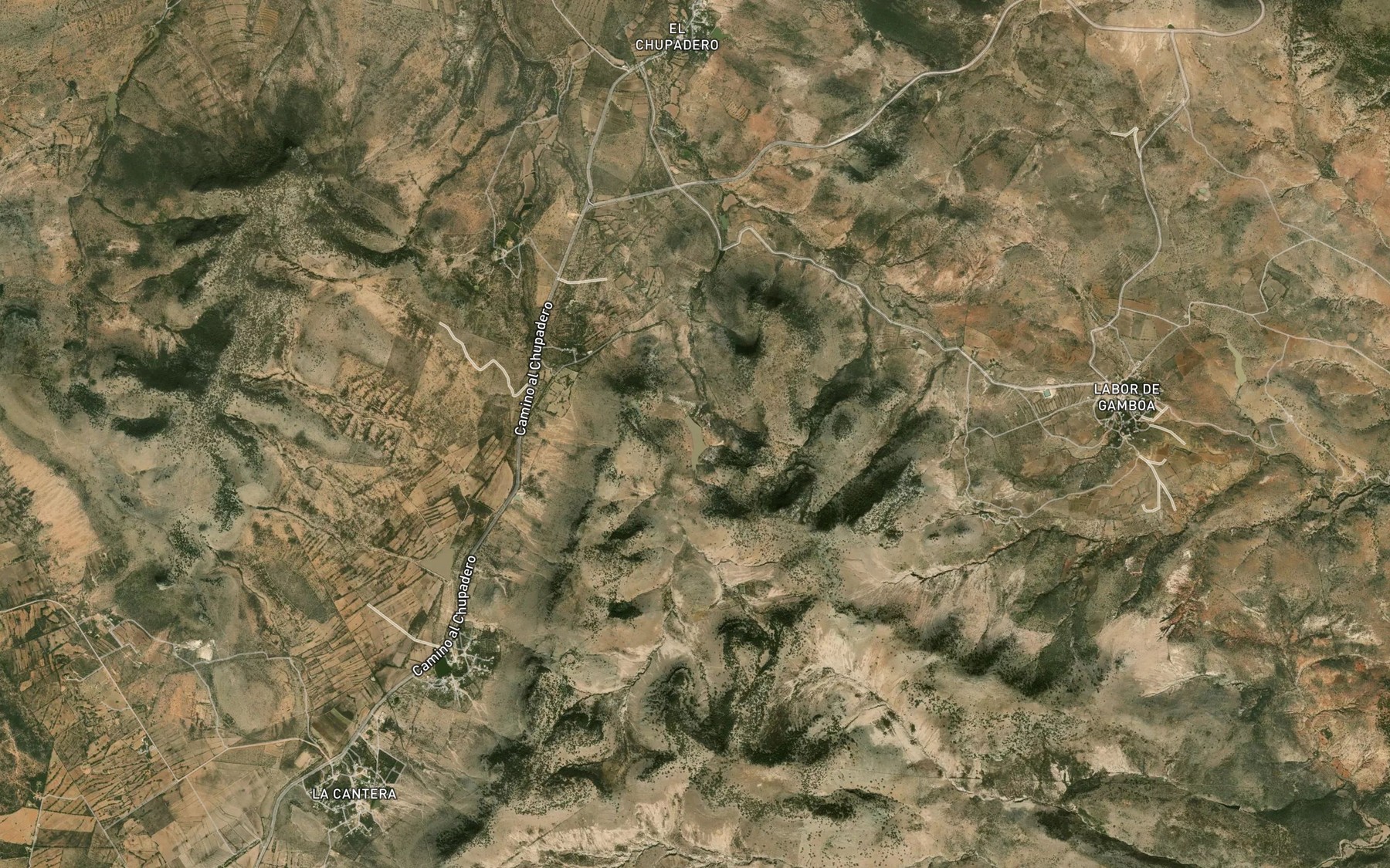Satellite map of the Las Tortugas