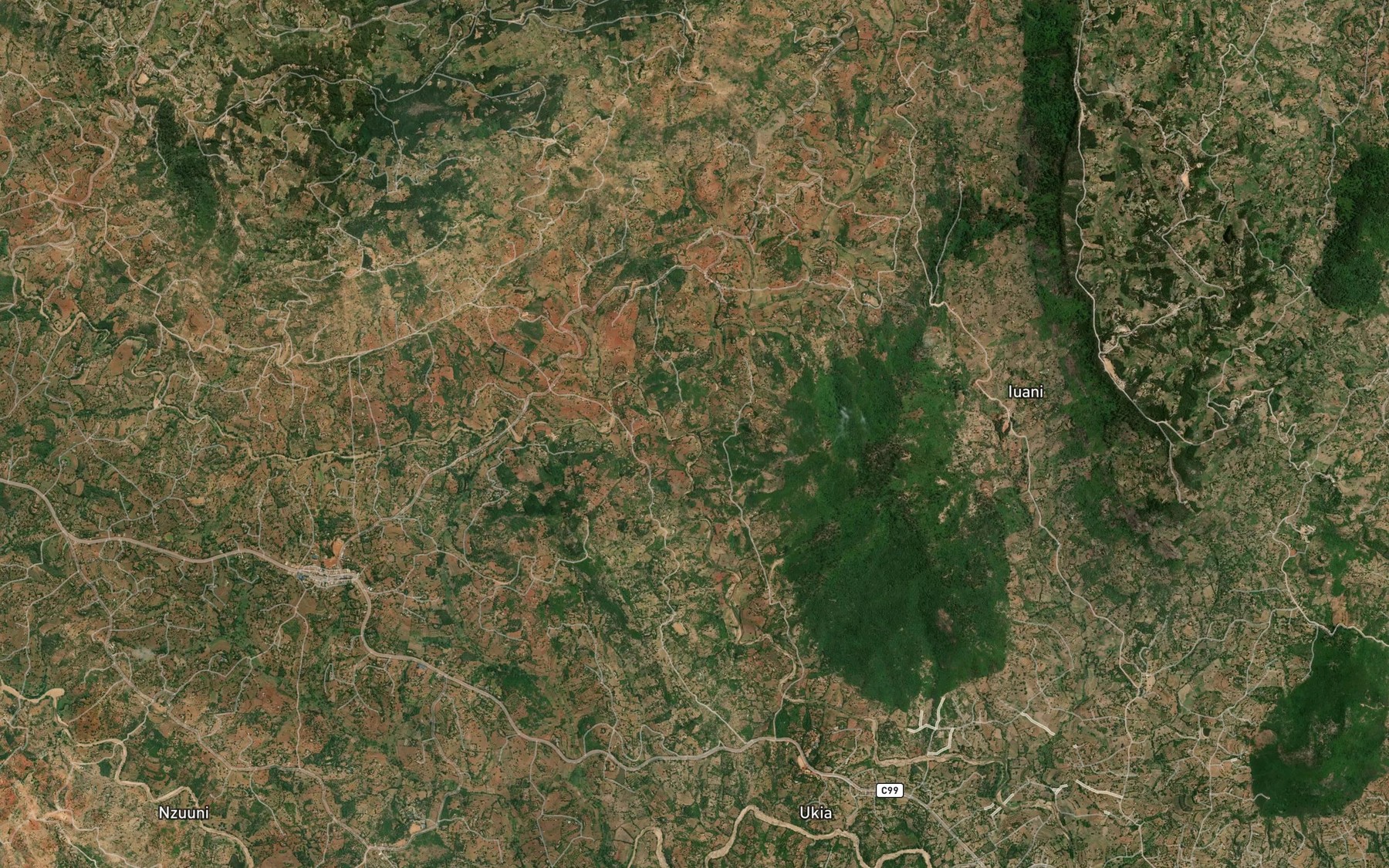 Satellite map of the Mwea