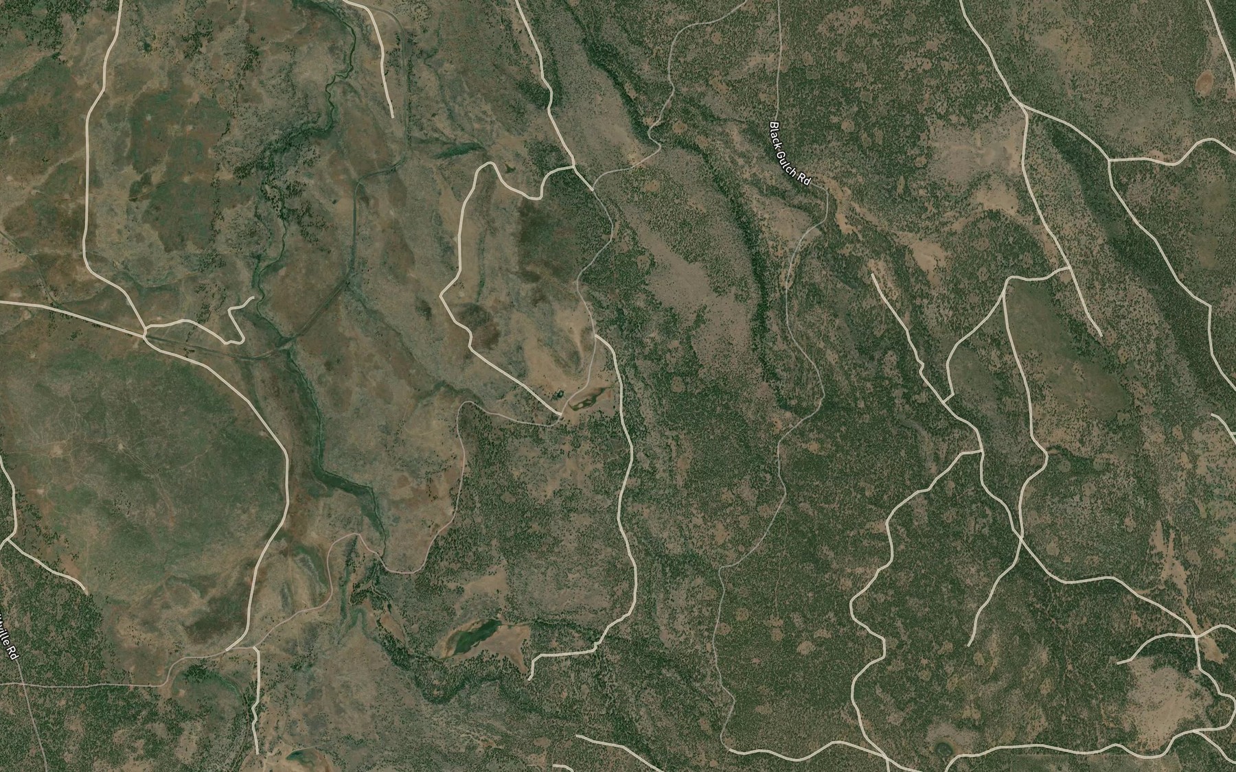 Satellite map of the Gibbs Spring