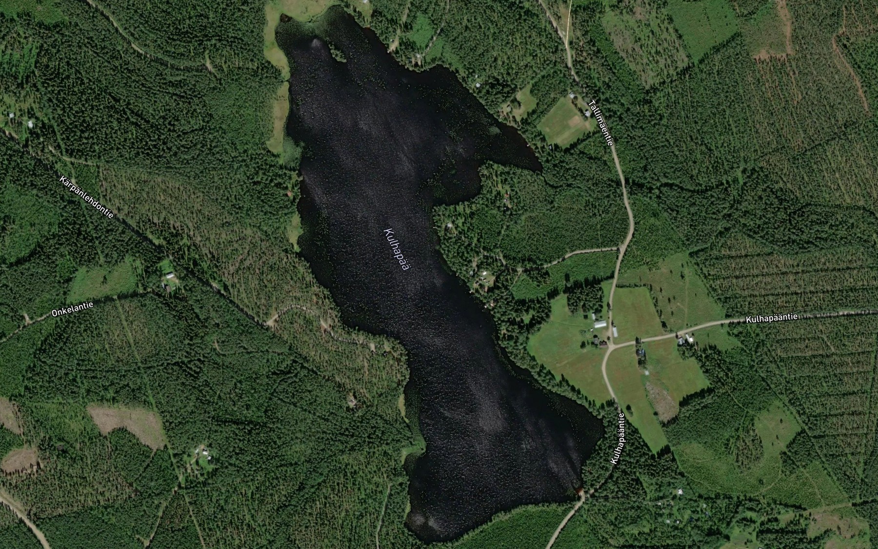 Satellite map of the Saarenmutka