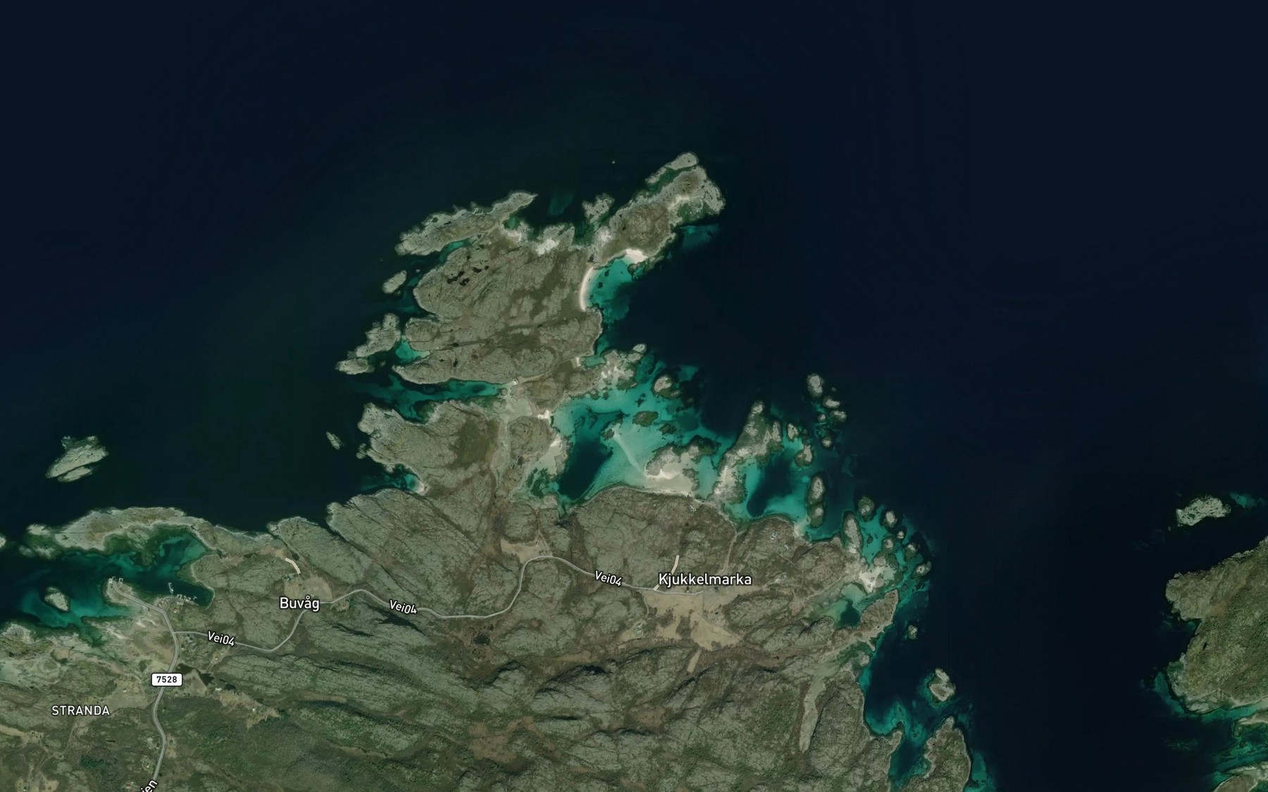 Satellite map of the Selsoyvika