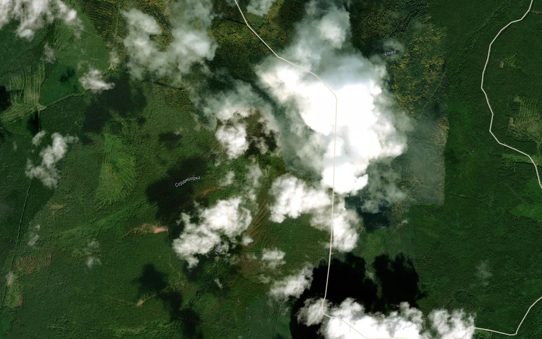 Satellite map of the Serdishorka