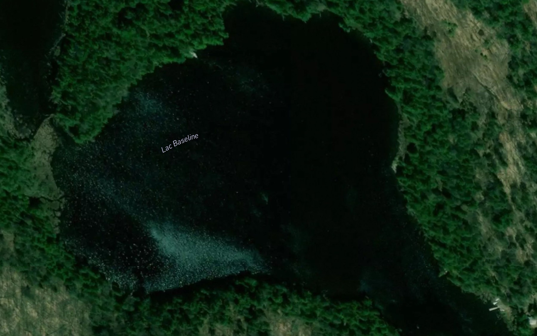 Satellite map of the Lac Baseline