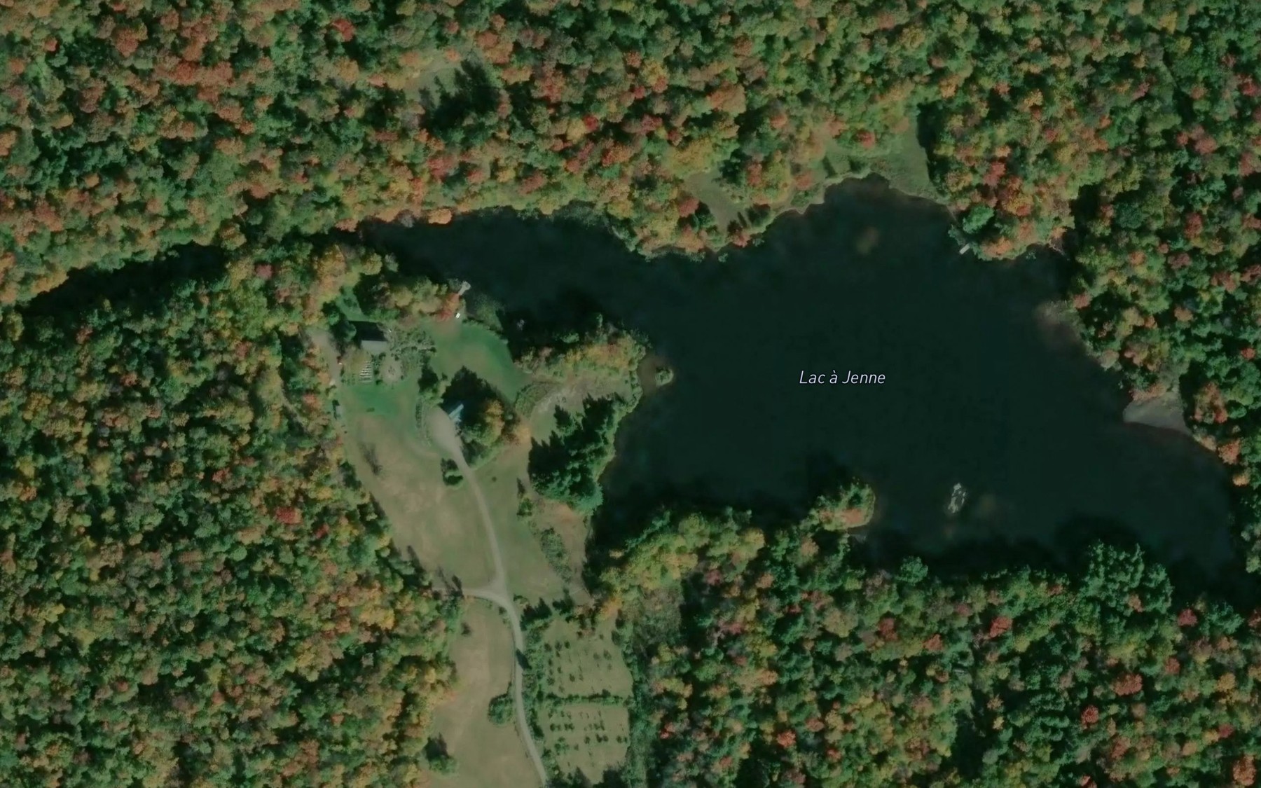 Satellite map of the Lac a Jenne