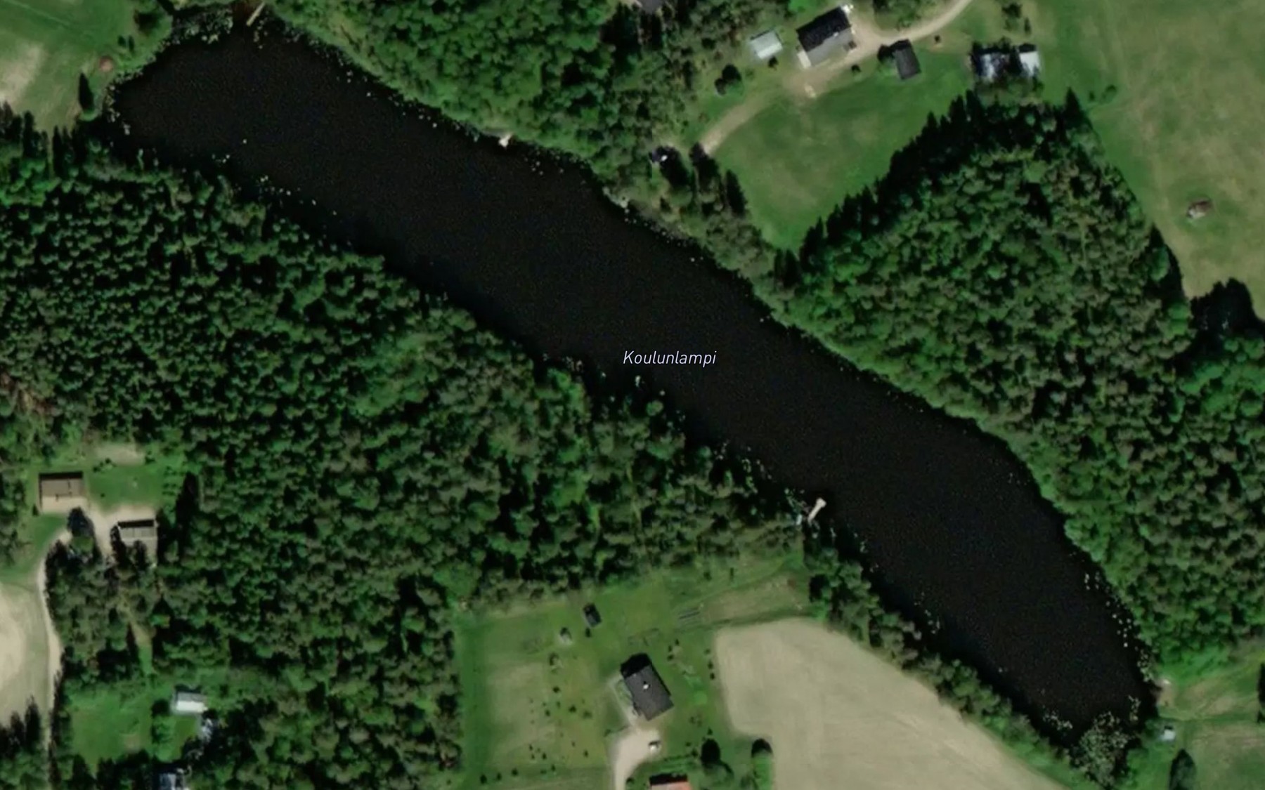 Satellite map of the Kolunlampi