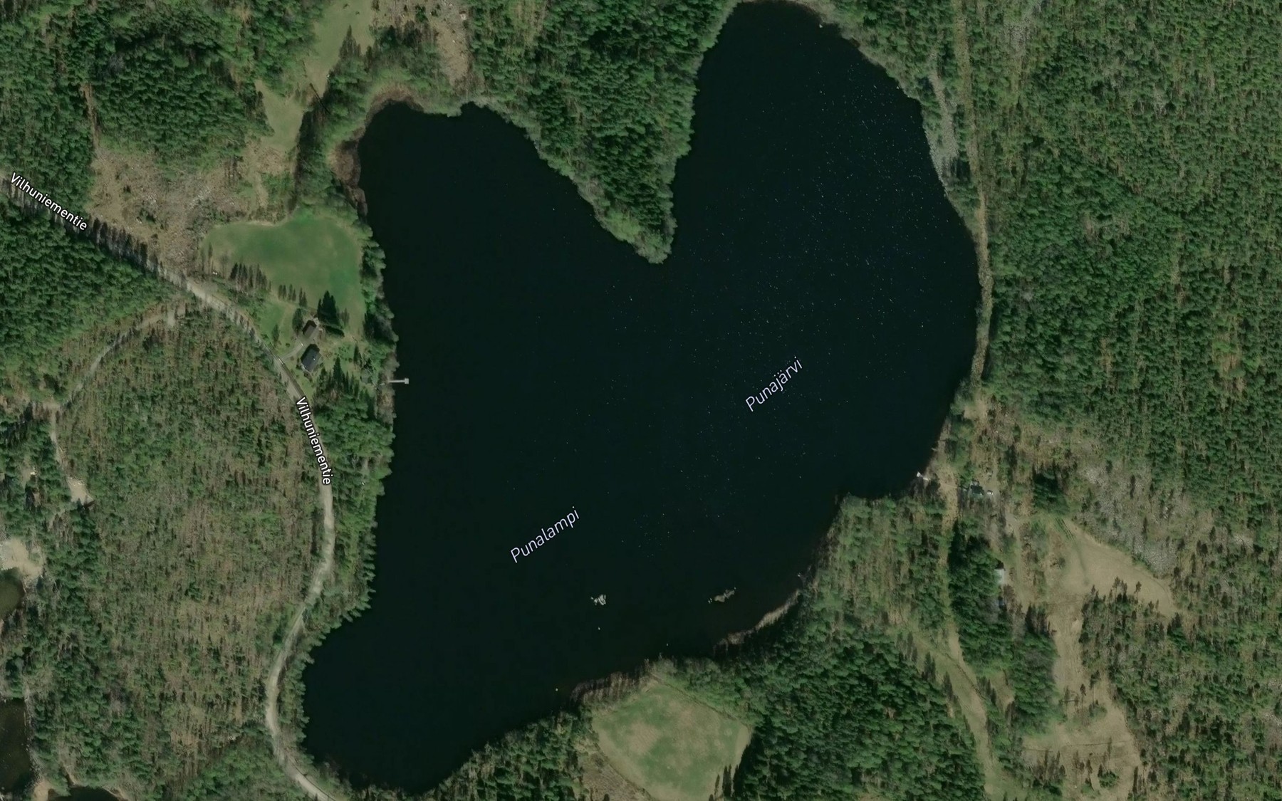 Satellite map of the Punalampi
