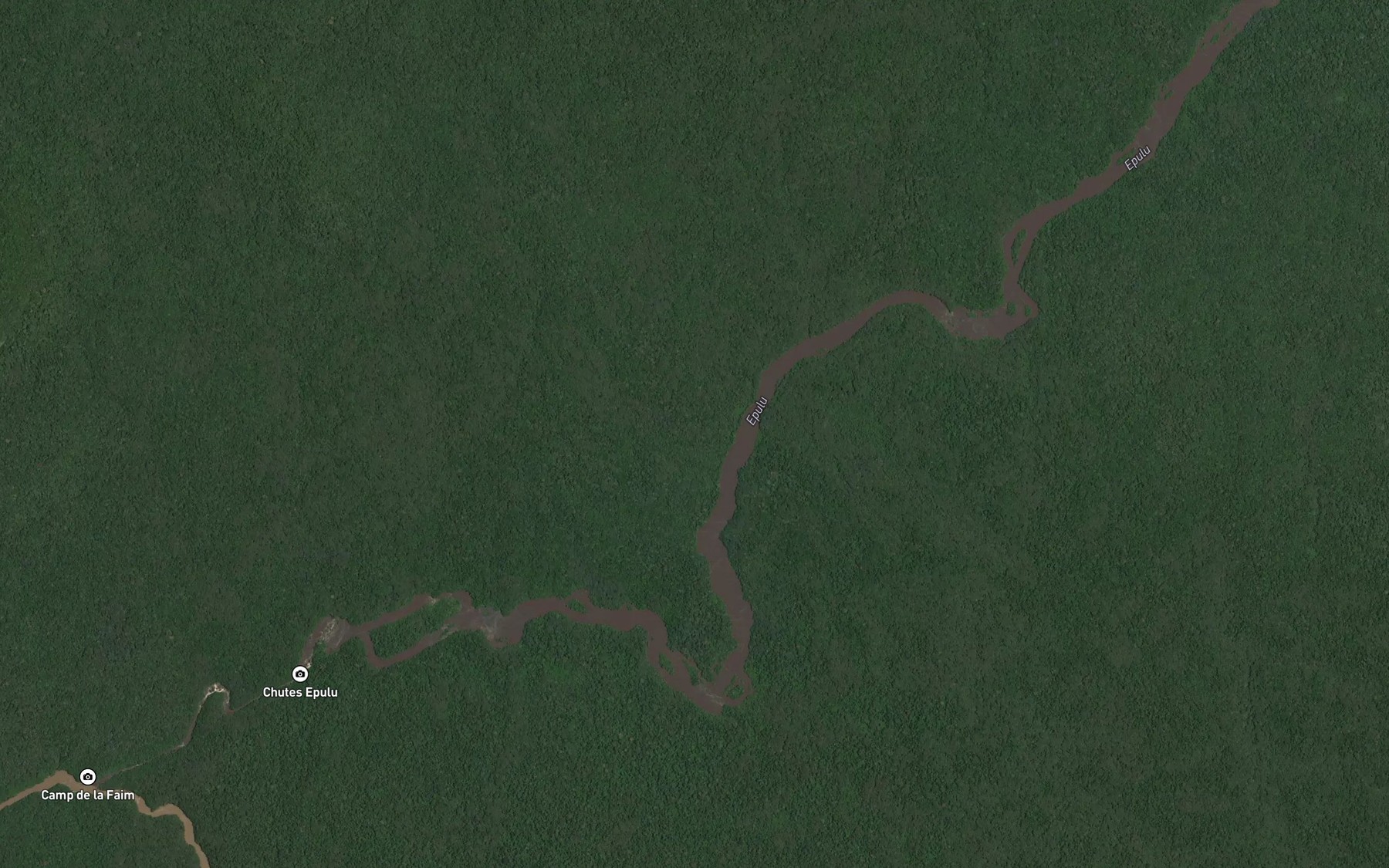 Satellite map of the Mafutamingi