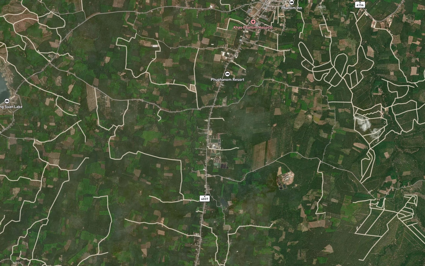 Satellite map of the Sa Nong Daeng