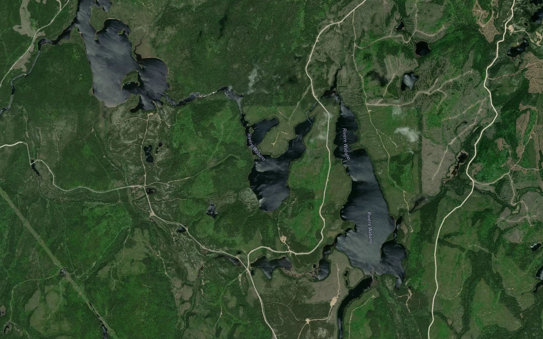 Satellite map of the Lac Toro