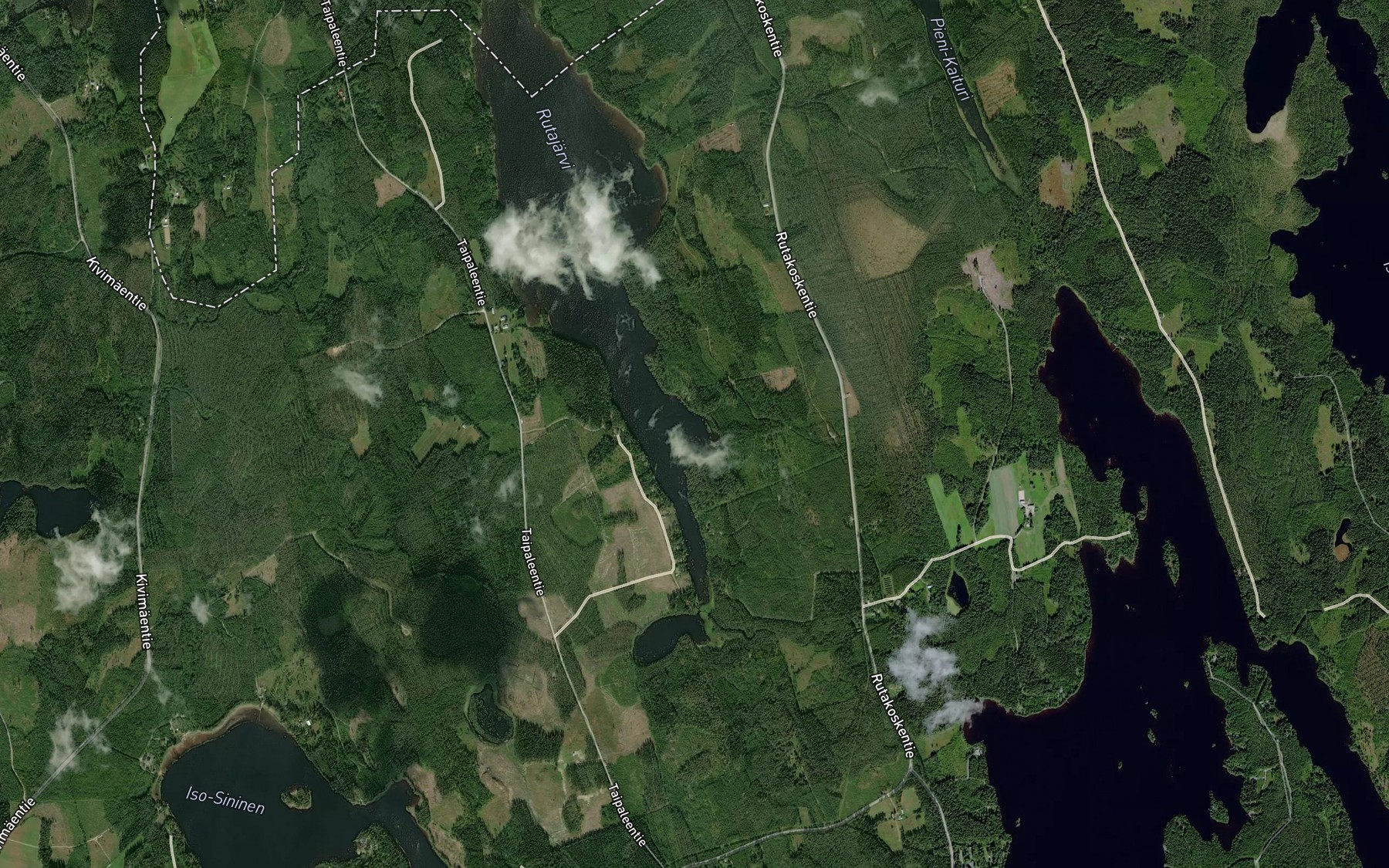 Satellite map of the Levalahti