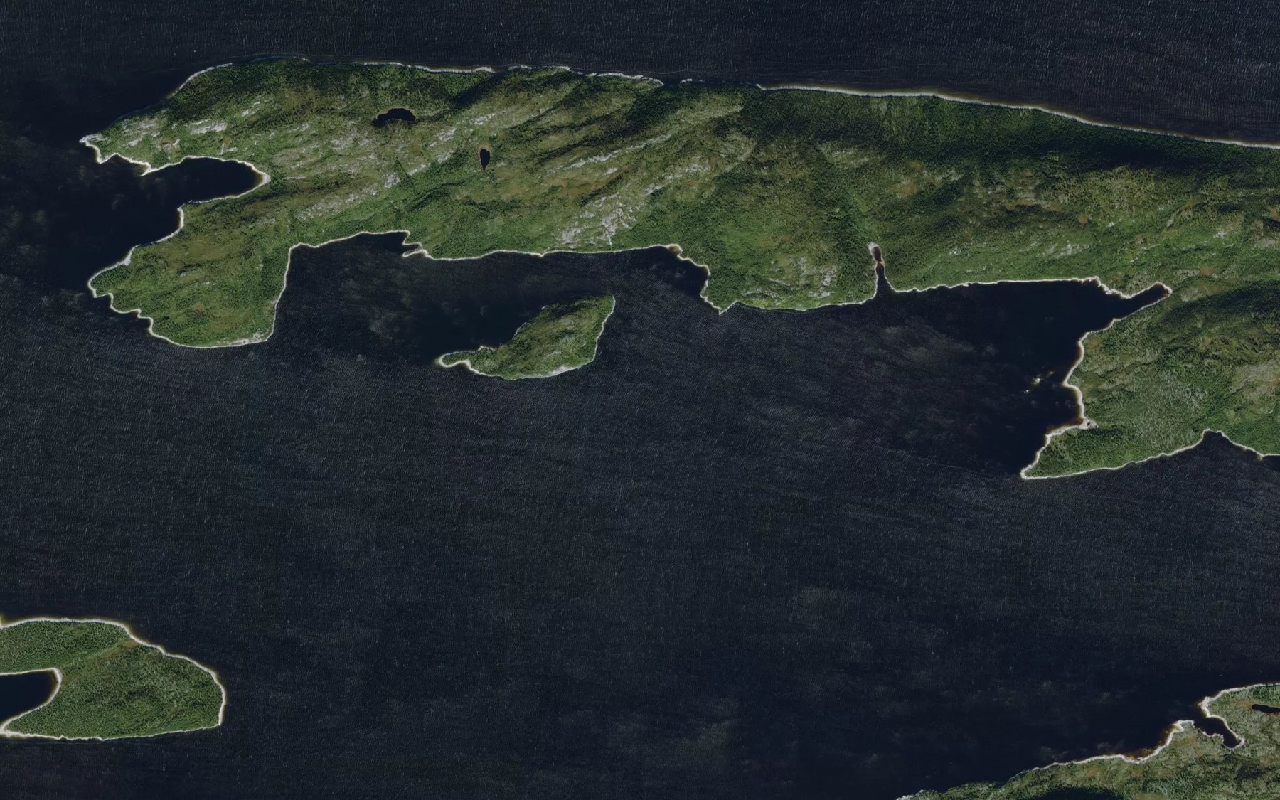 Satellite map of the Lac Awapakamich