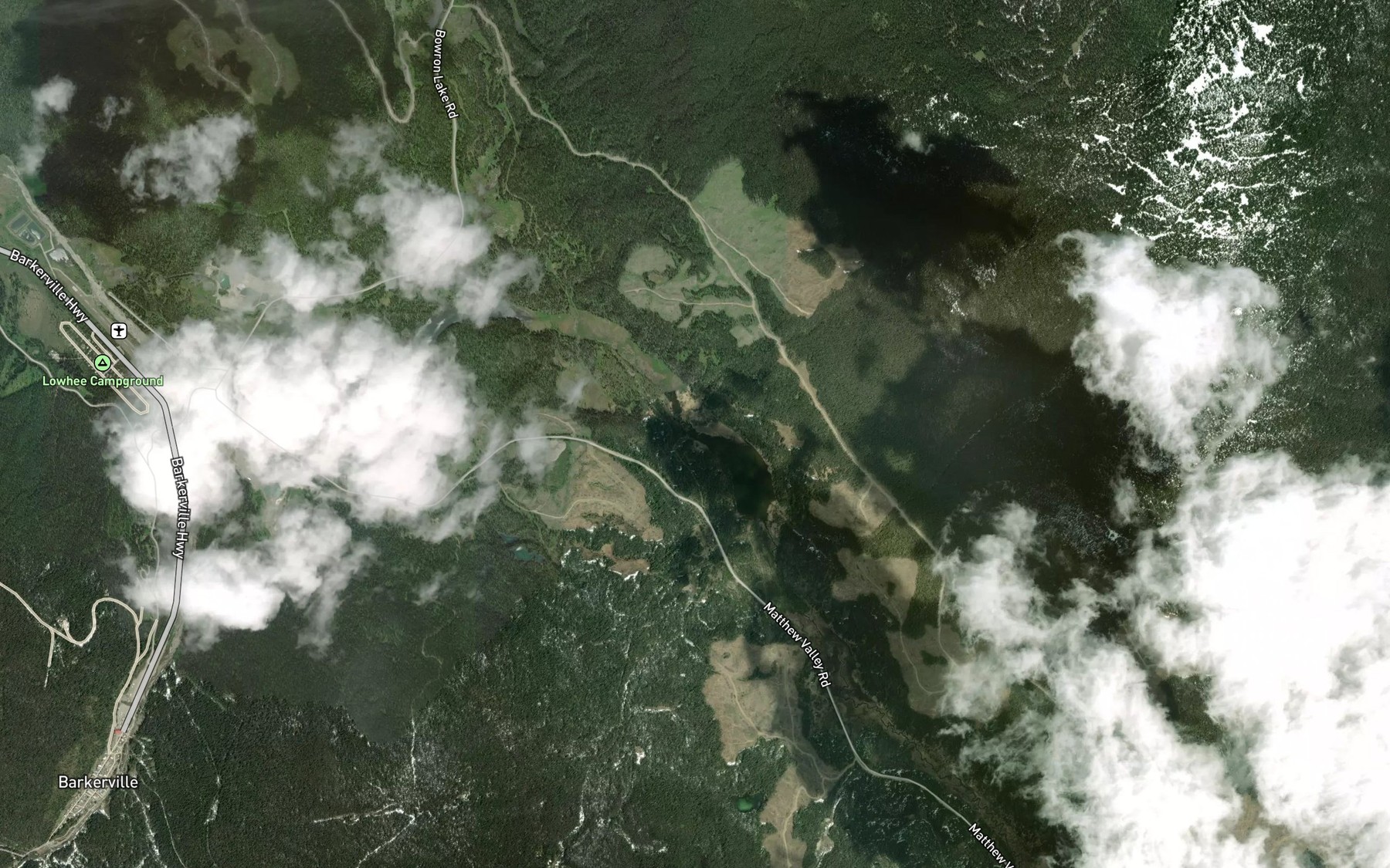 Satellite map of the French Creek