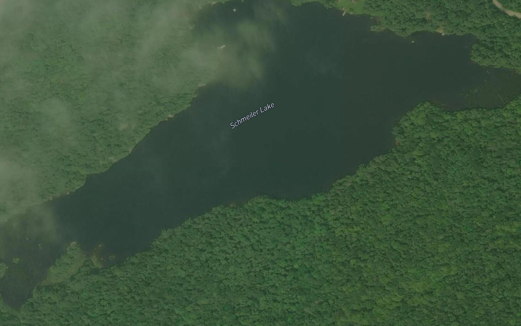 Satellite map of the Schmeiler Lake
