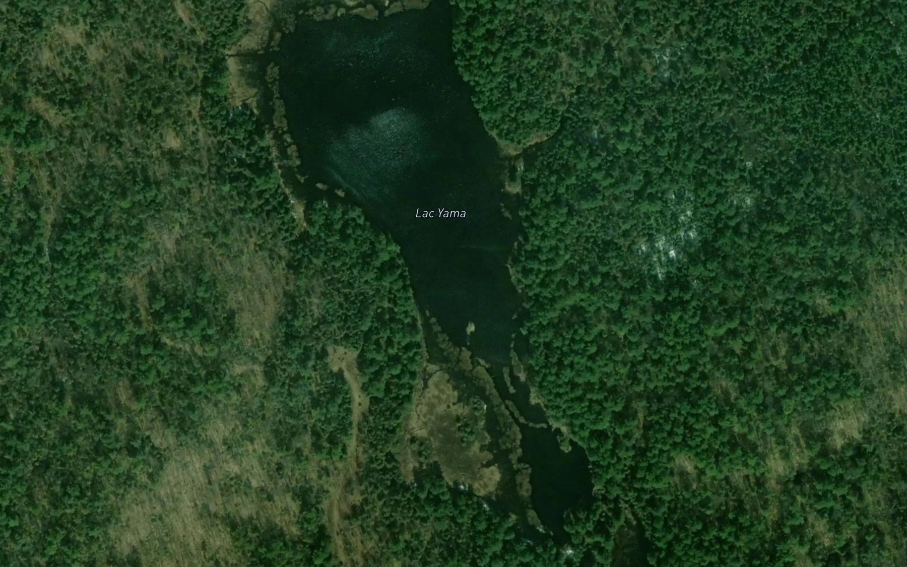 Satellite map of the Lac Yama