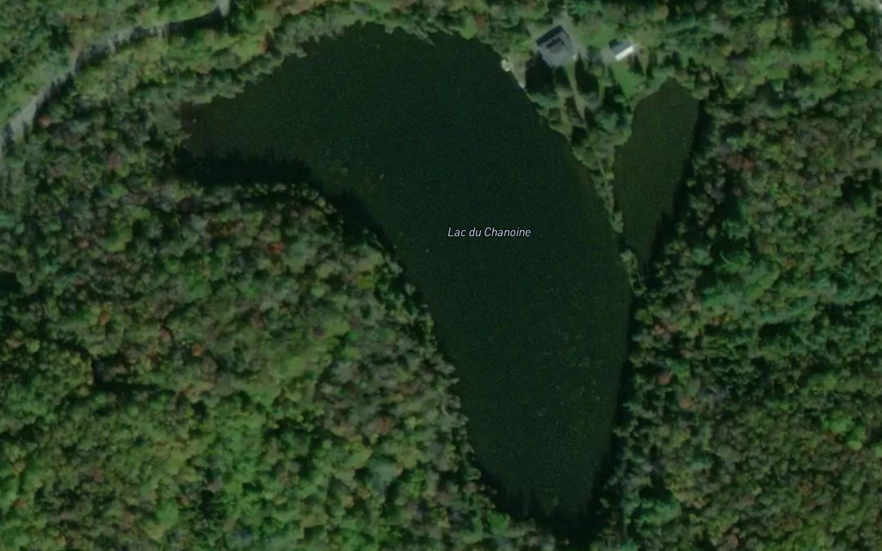 Satellite map of the Lac du Chanoine
