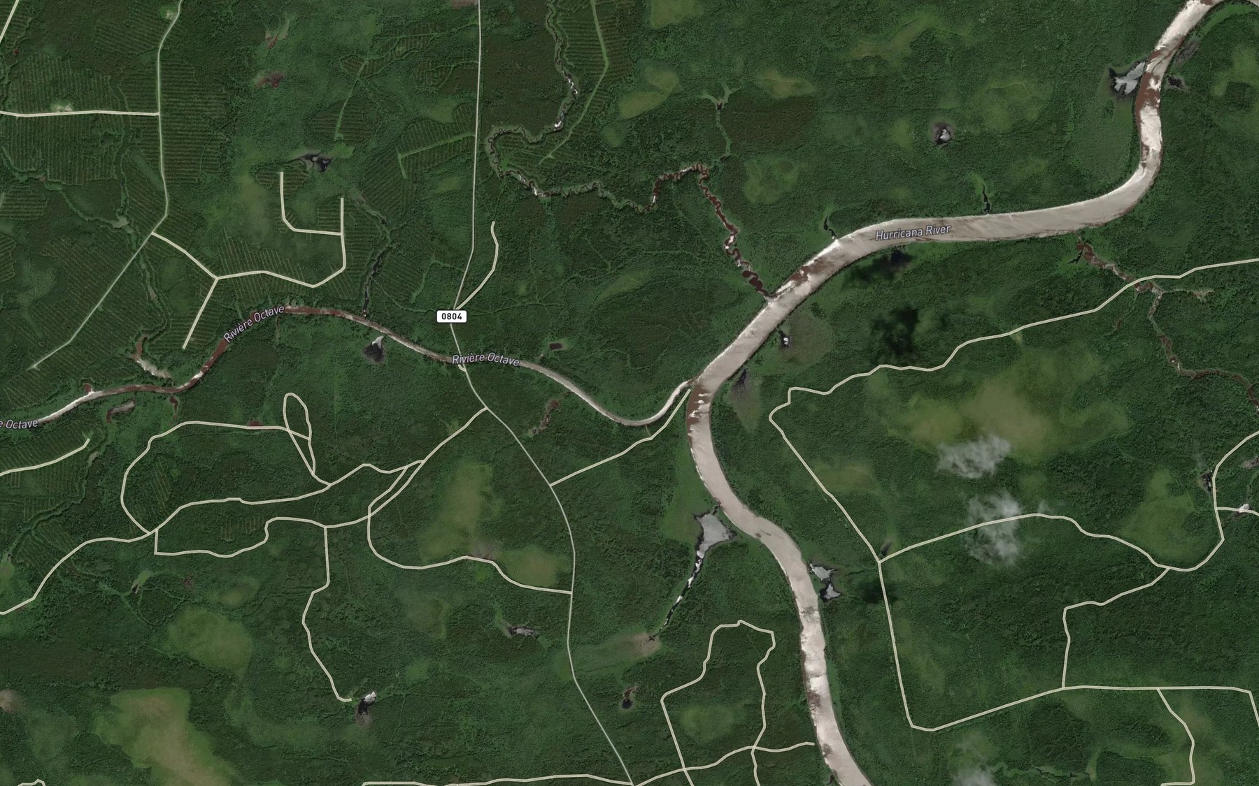 Satellite map of the Confluent Cikobi