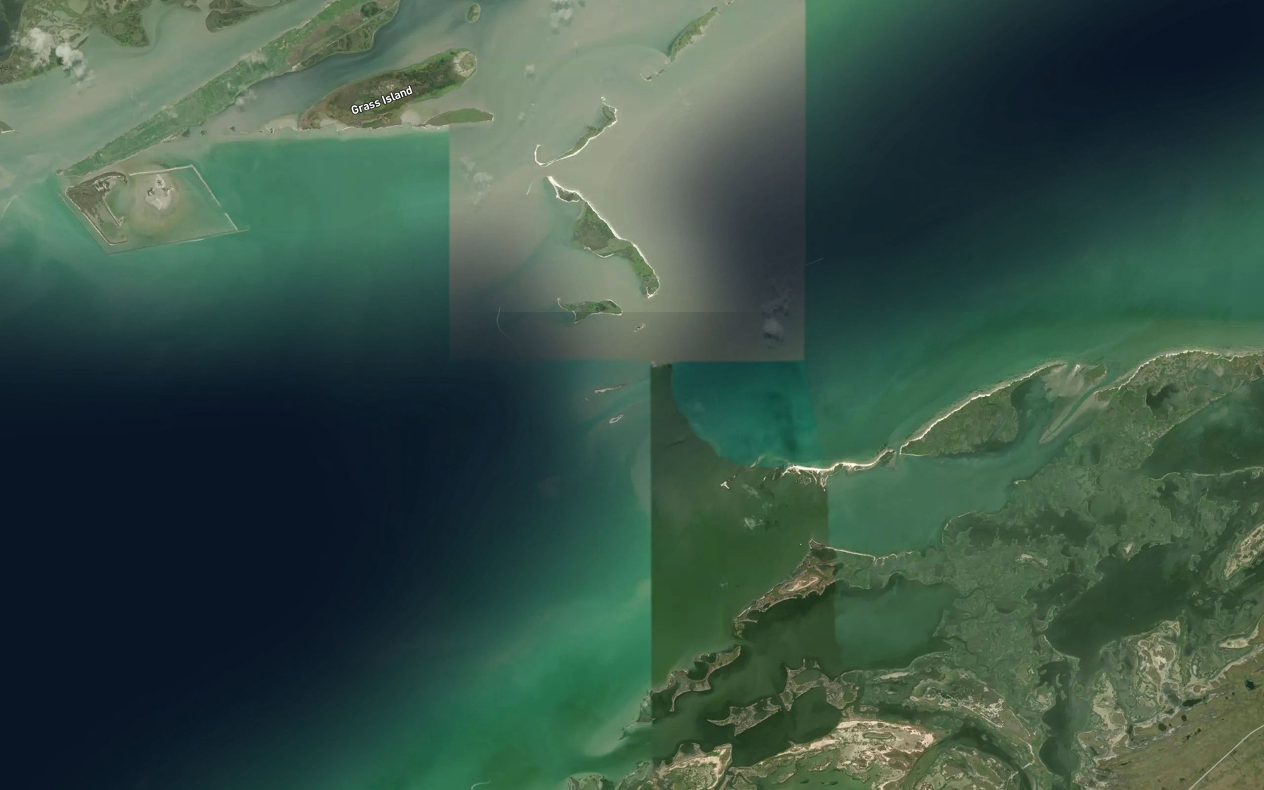 Satellite map of the South Pass