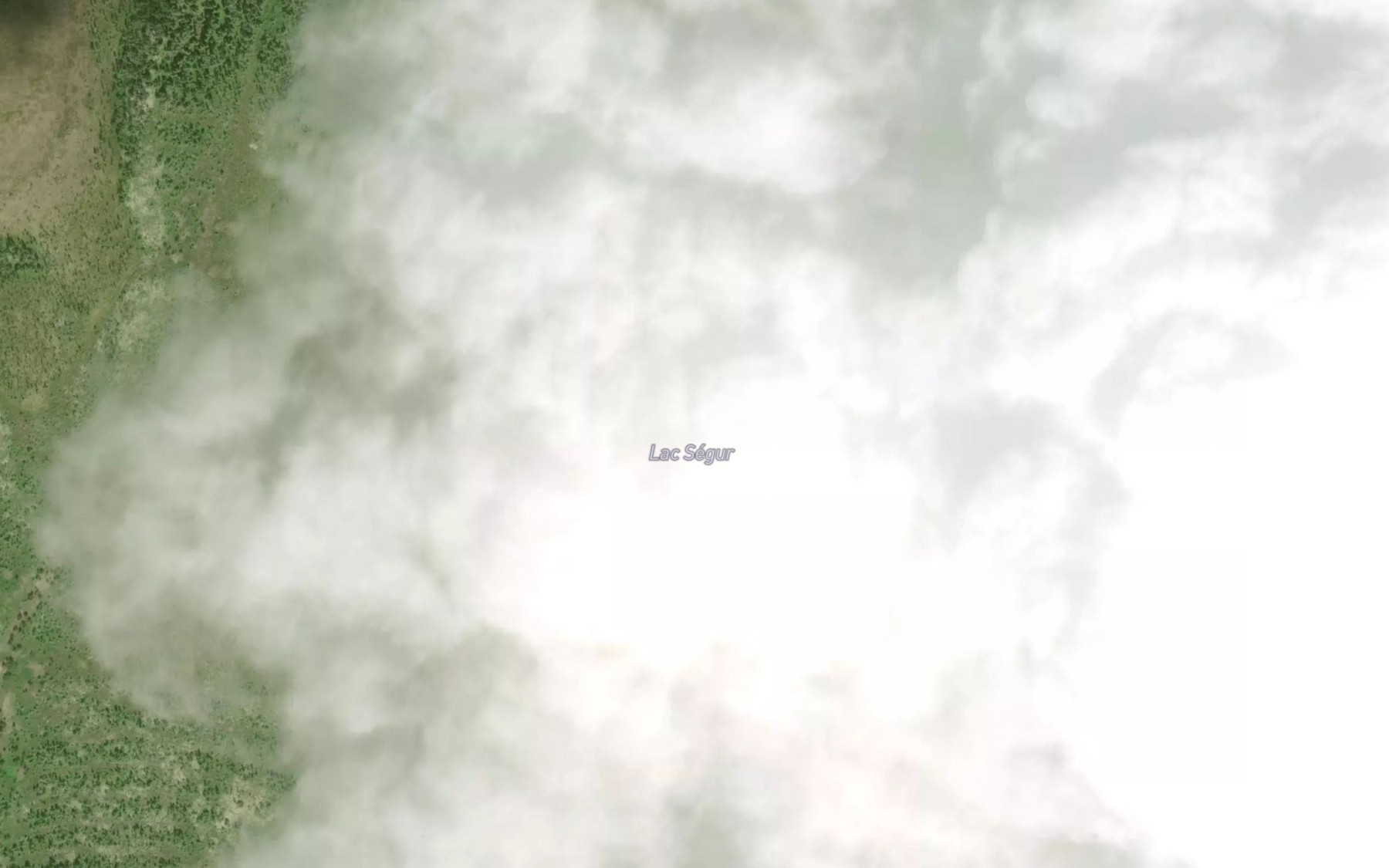 Satellite map of the Lac Segur