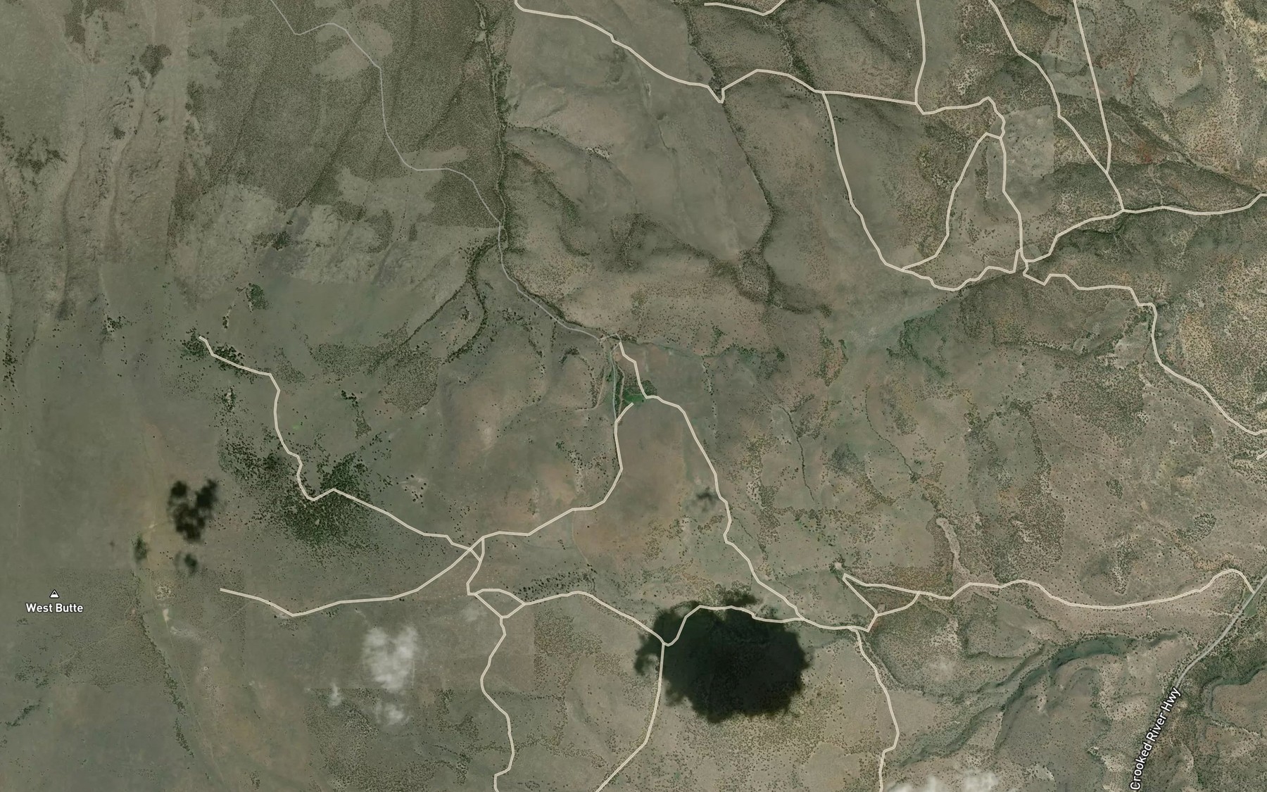 Satellite map of the Daly Spring