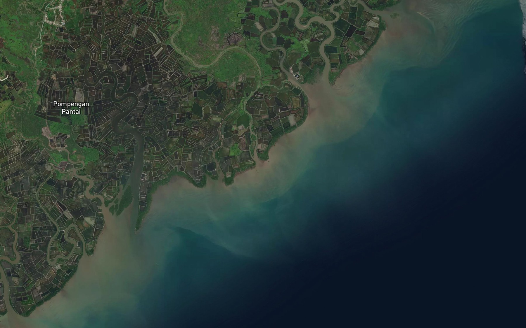Satellite map of the Muara Lasoribeccu