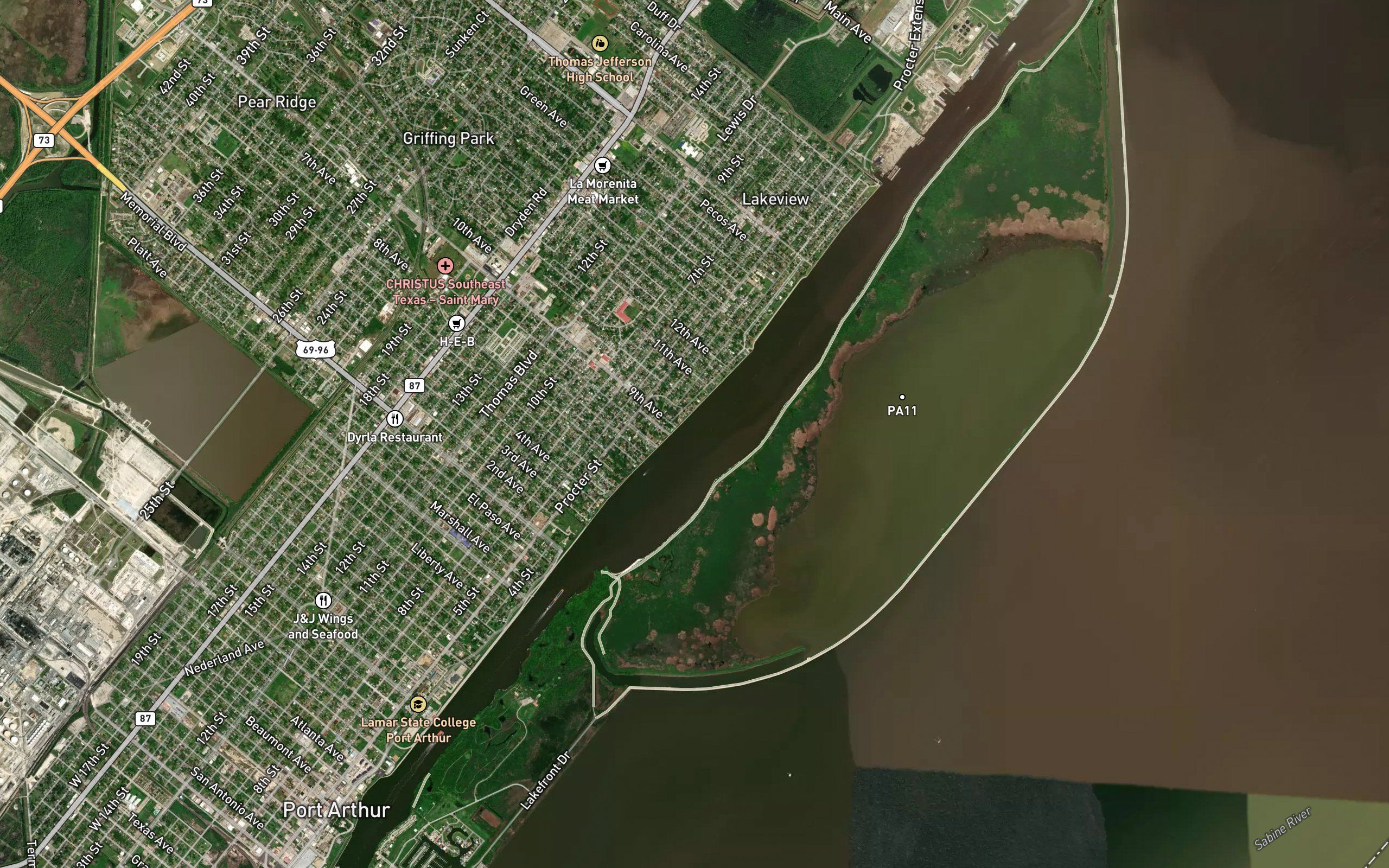 Sabine Neches Canal