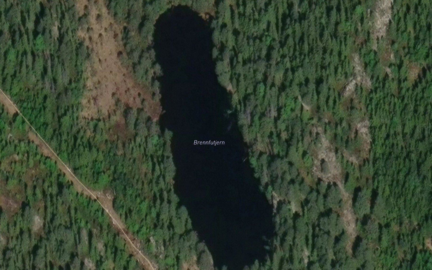 Satellite map of the Brennfutjern