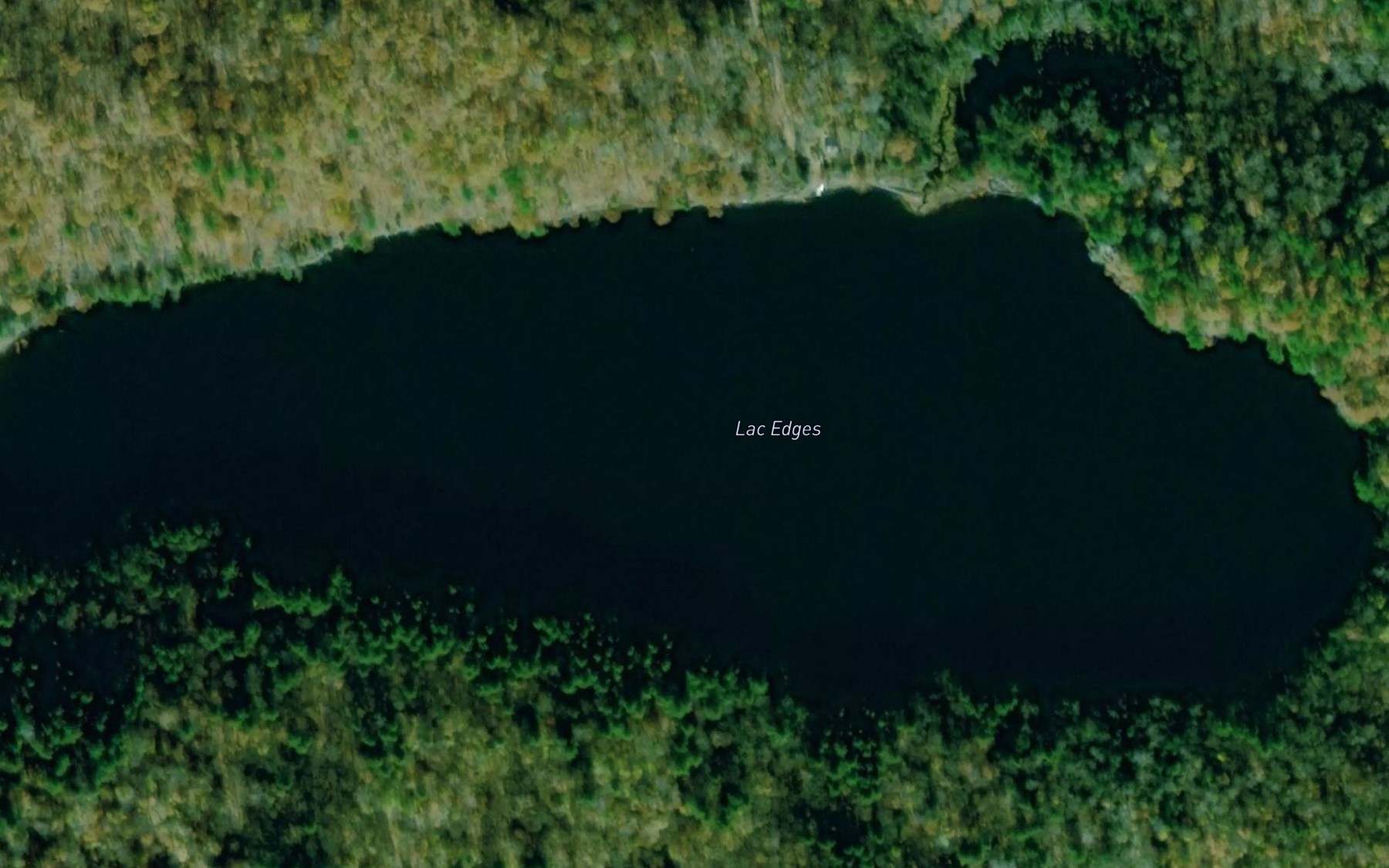 Satellite map of the Lac Edges