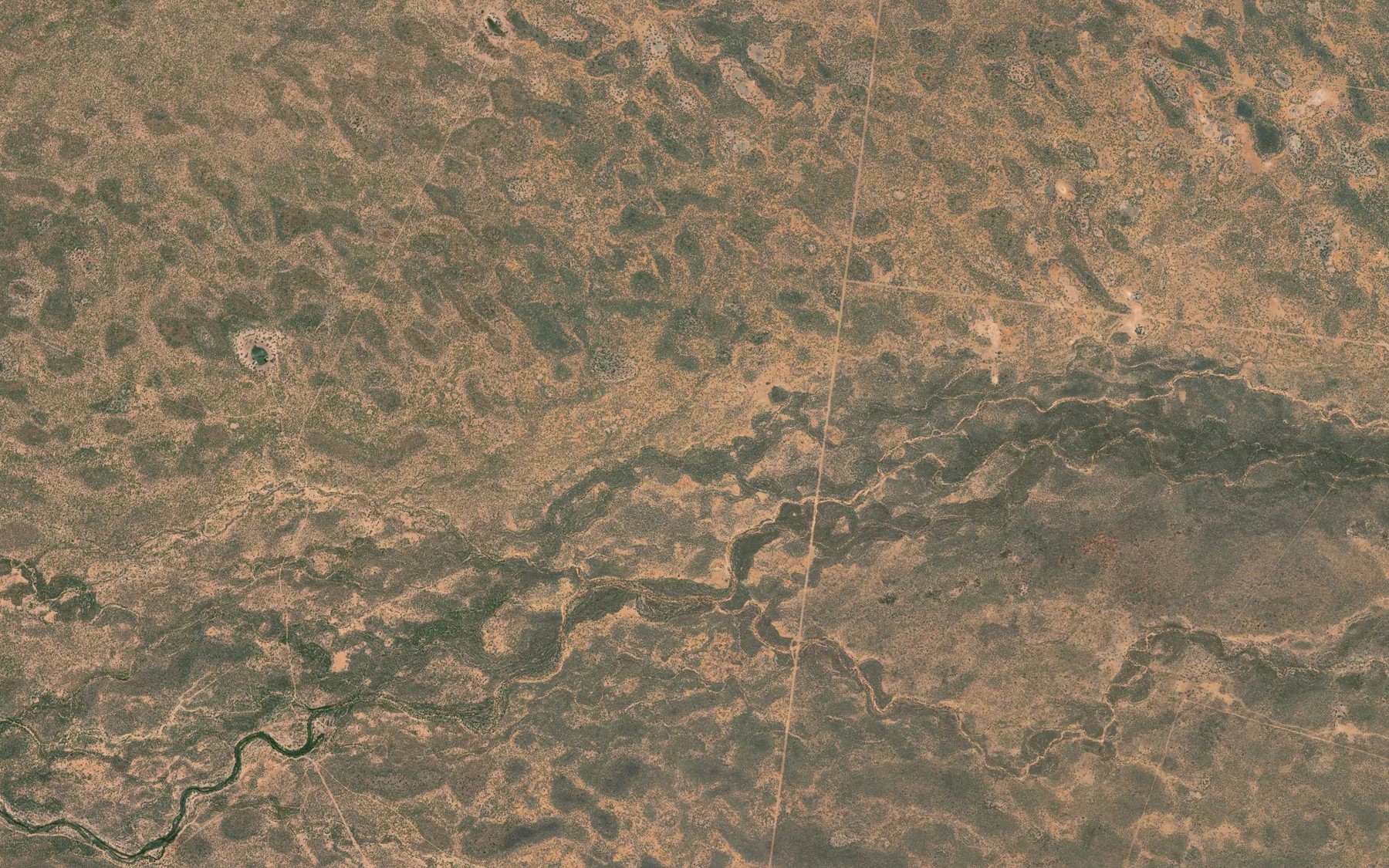 Satellite map of the Currajong Creek