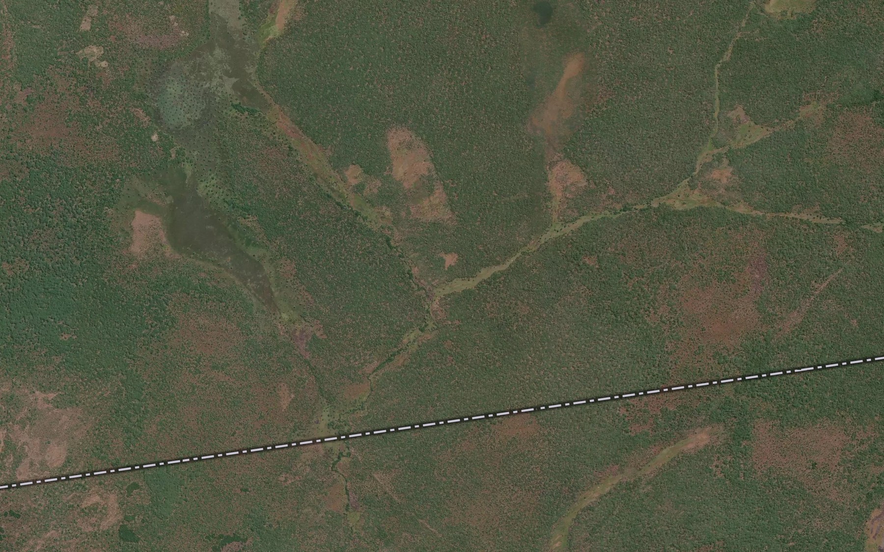 Satellite map of the Kilala