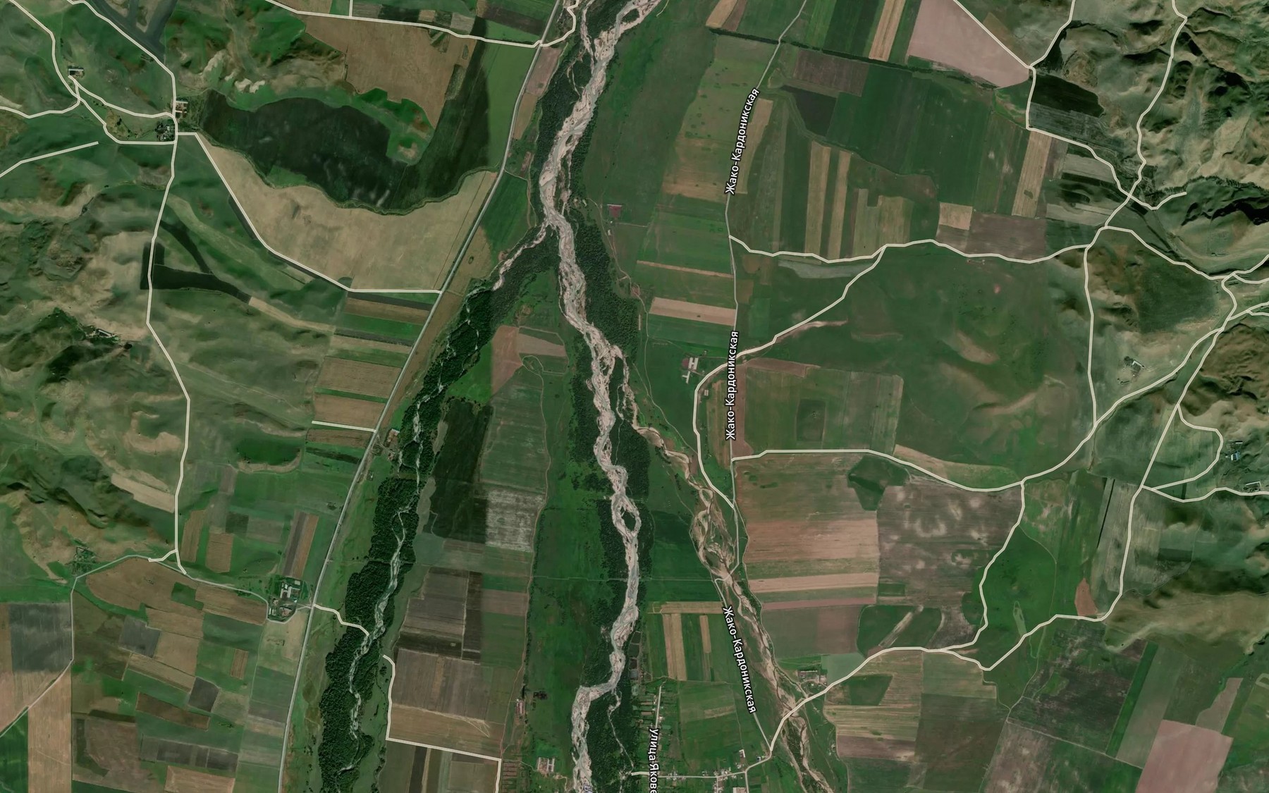 Satellite map of the Kardonik