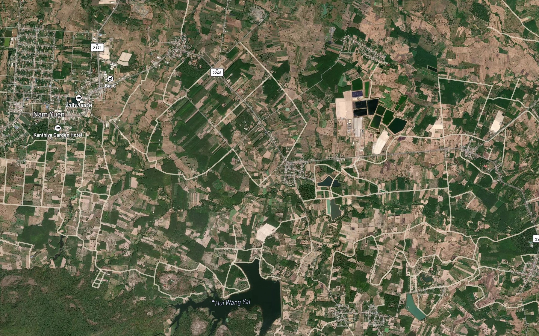 Satellite map of the Huai Pong