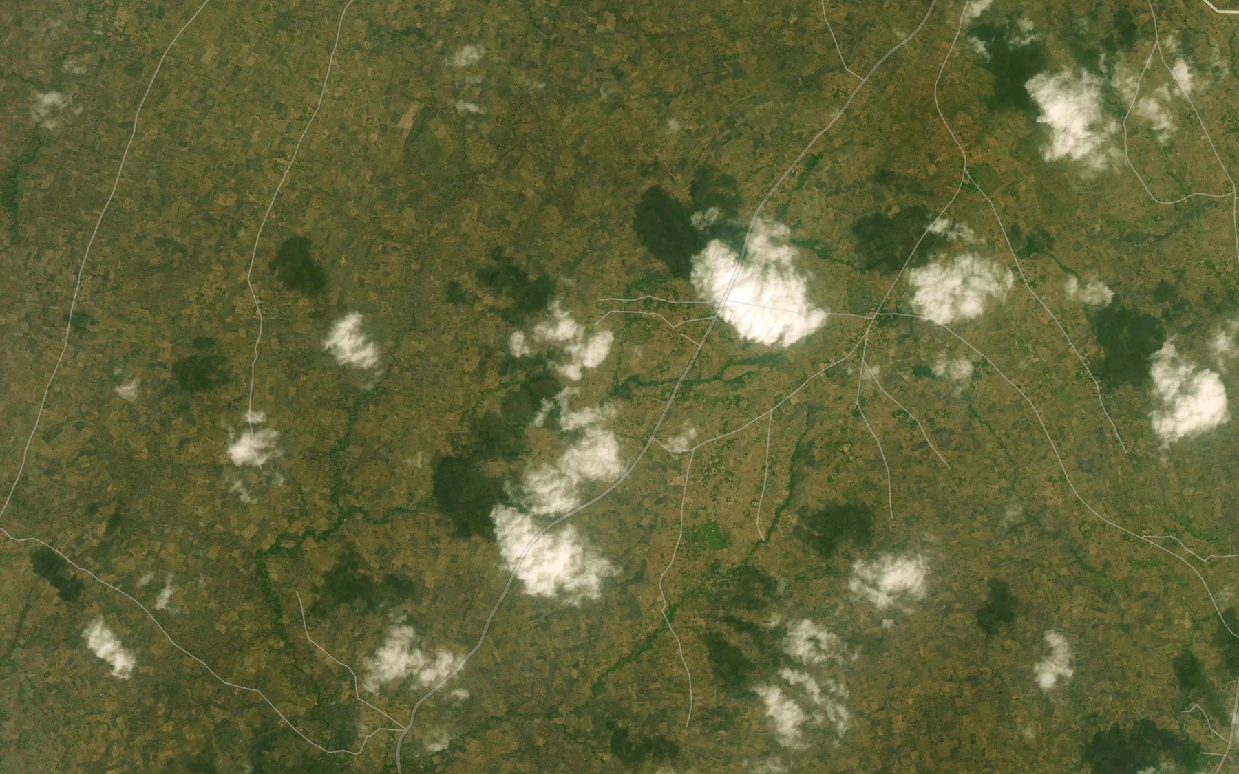 Satellite map of the Lazua