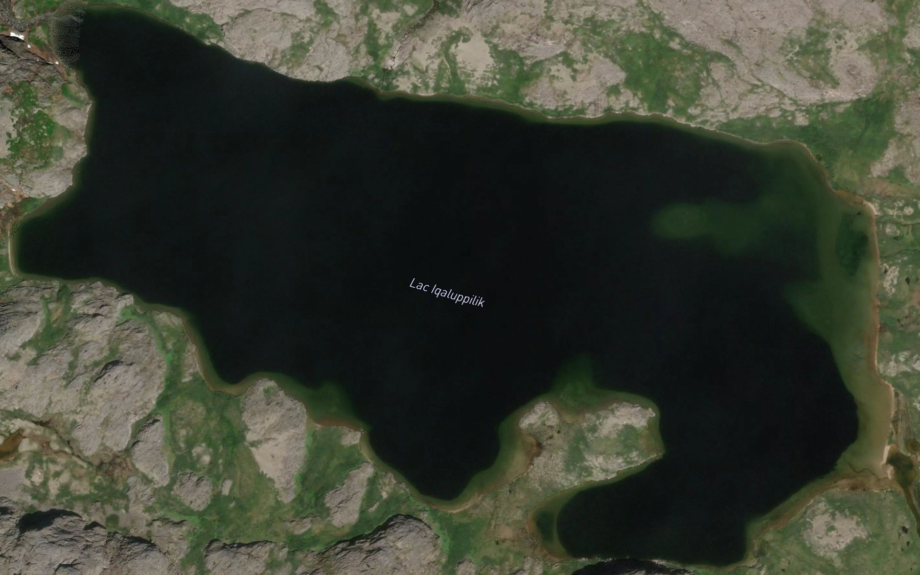 Satellite map of the Lac Iqaluppilik