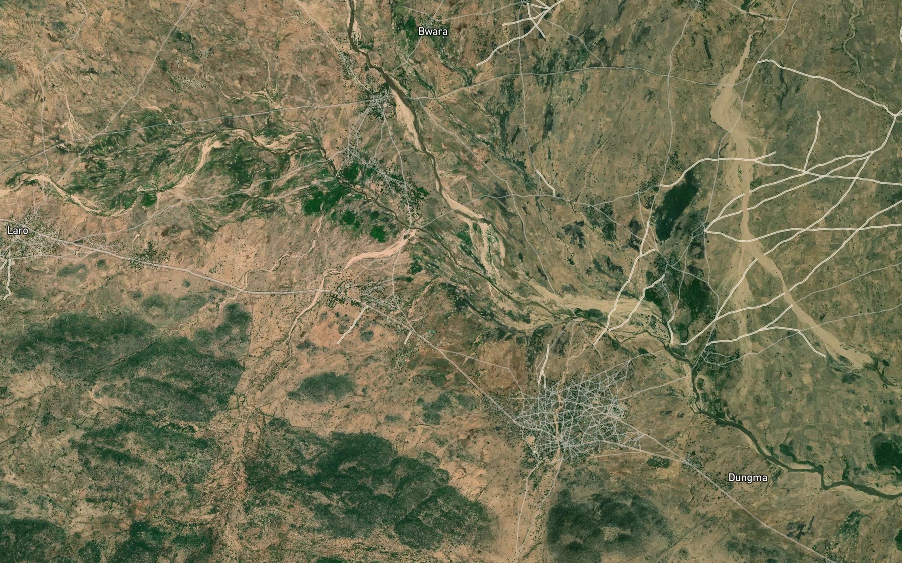 Satellite map of the Solkusa