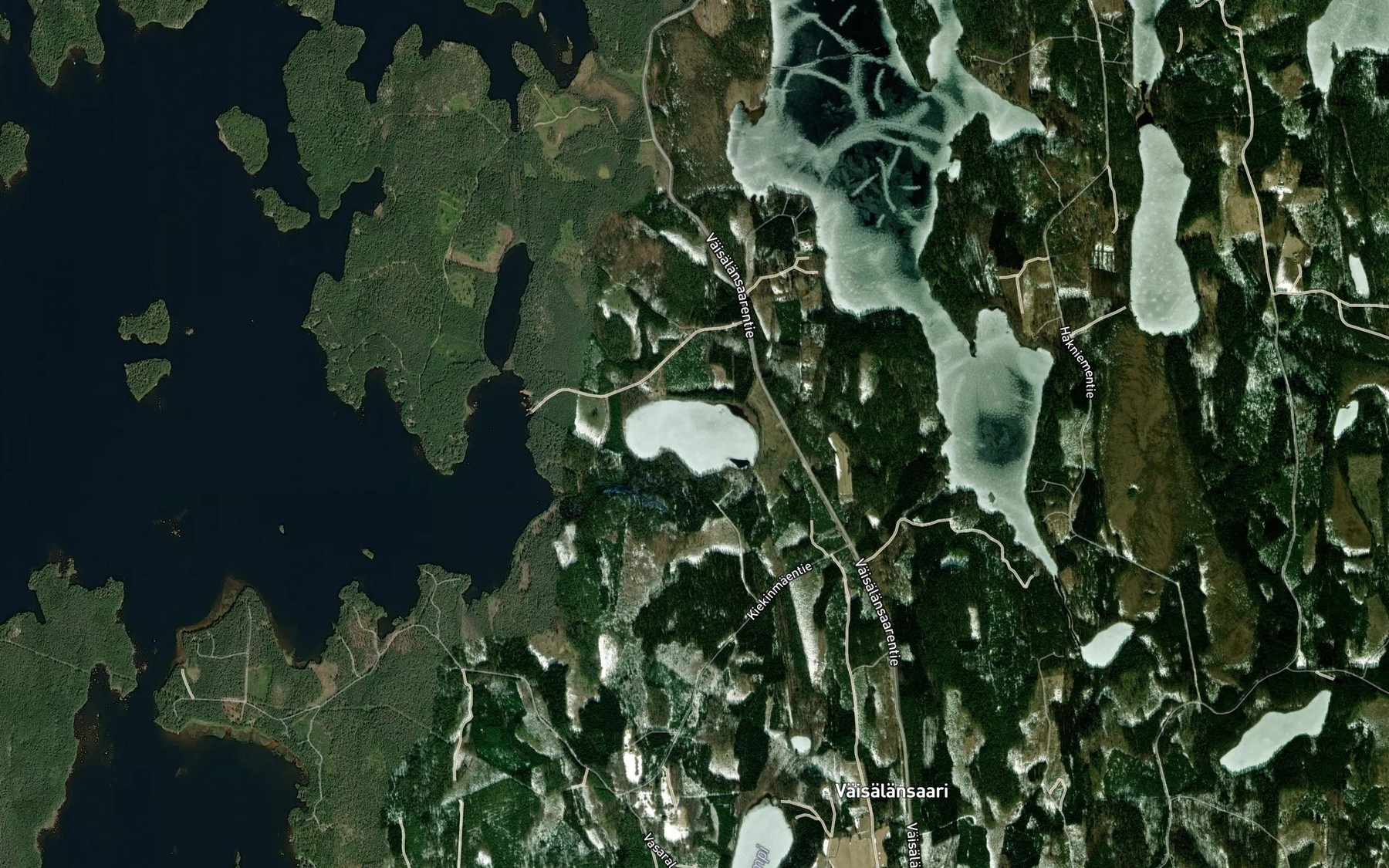 Satellite map of the Hietalampi