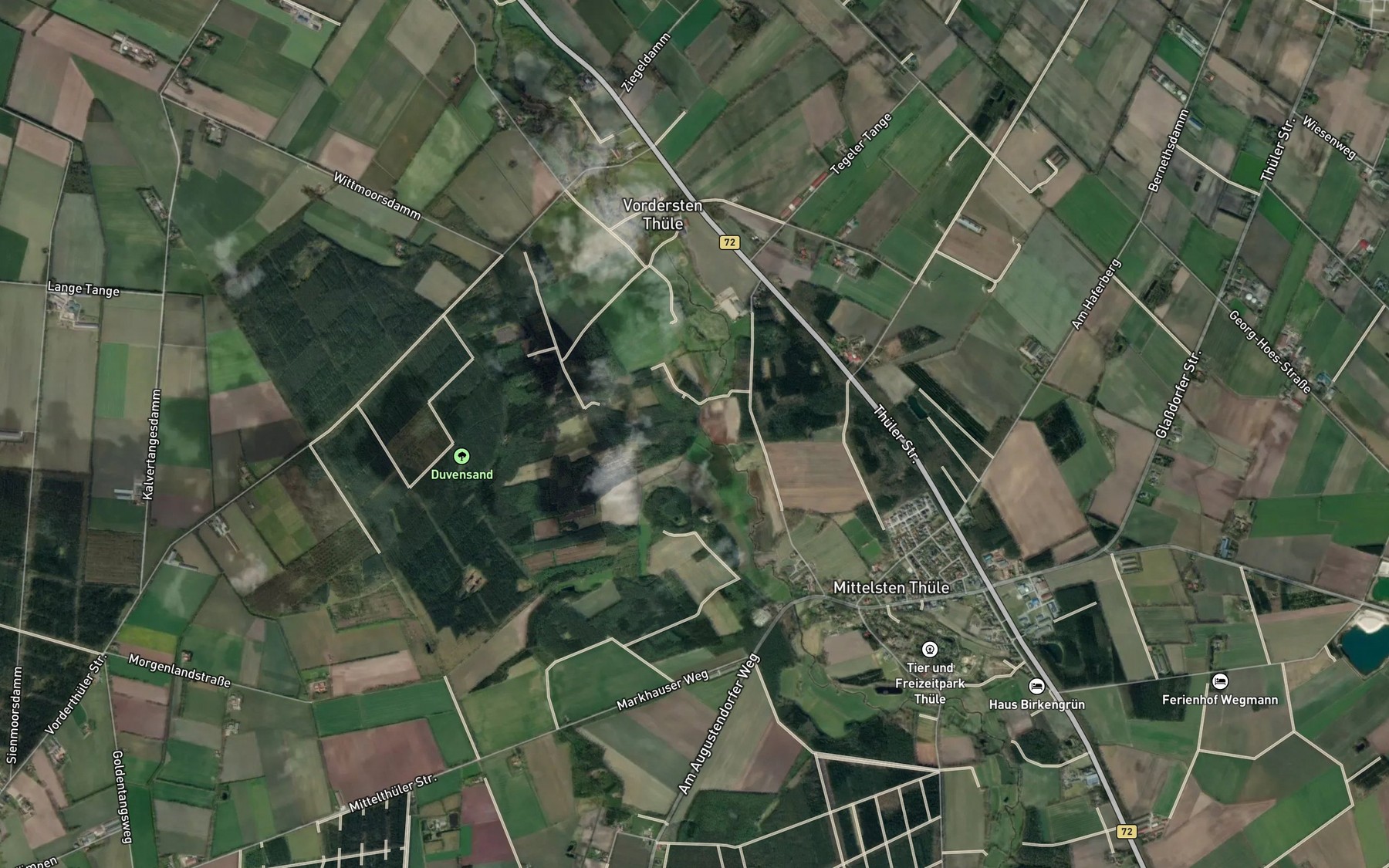 Satellite map of the Igelriede
